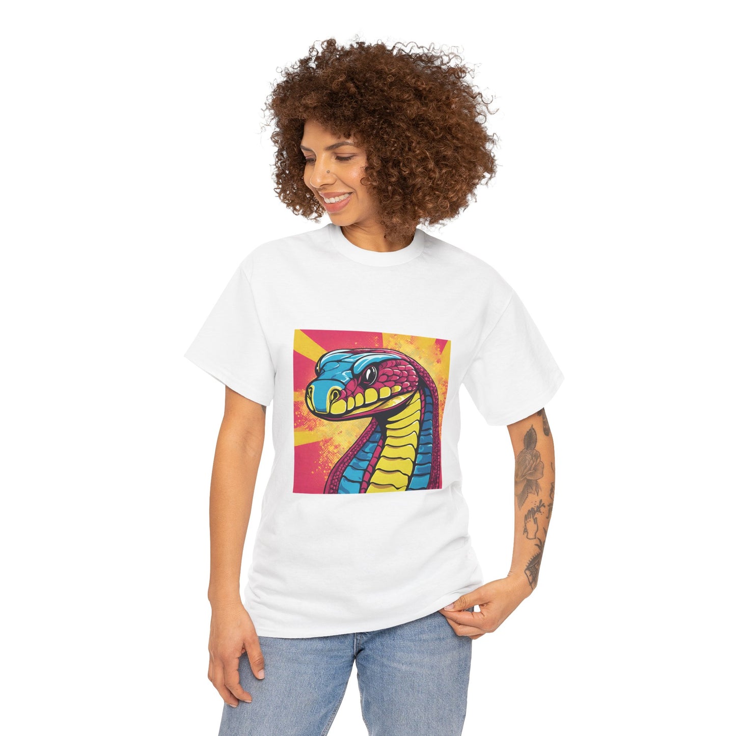 Cobra Snake Pop Art - Flashlander Gym Shirt