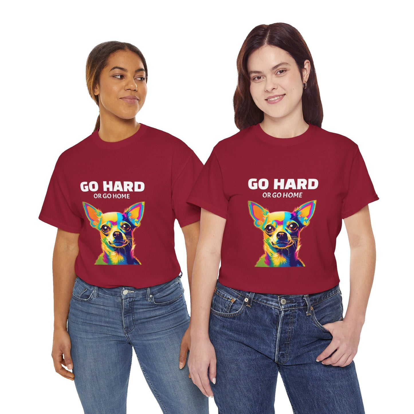 Chihuahua Dog Pop Art - Go Hard or Go Home Flashlander Gym Shirt