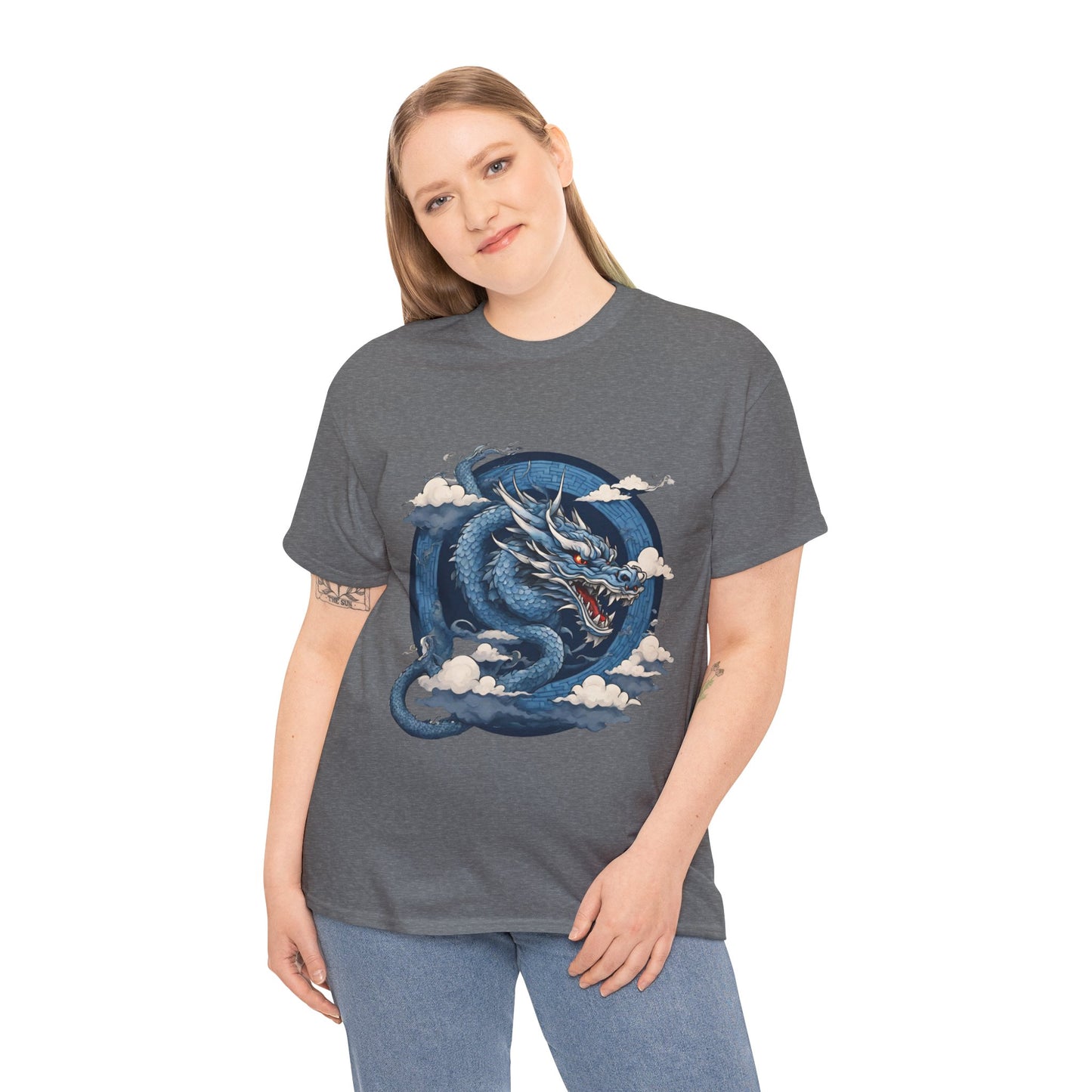 Dragon bleu japonais - T-shirt de sport Flashlander