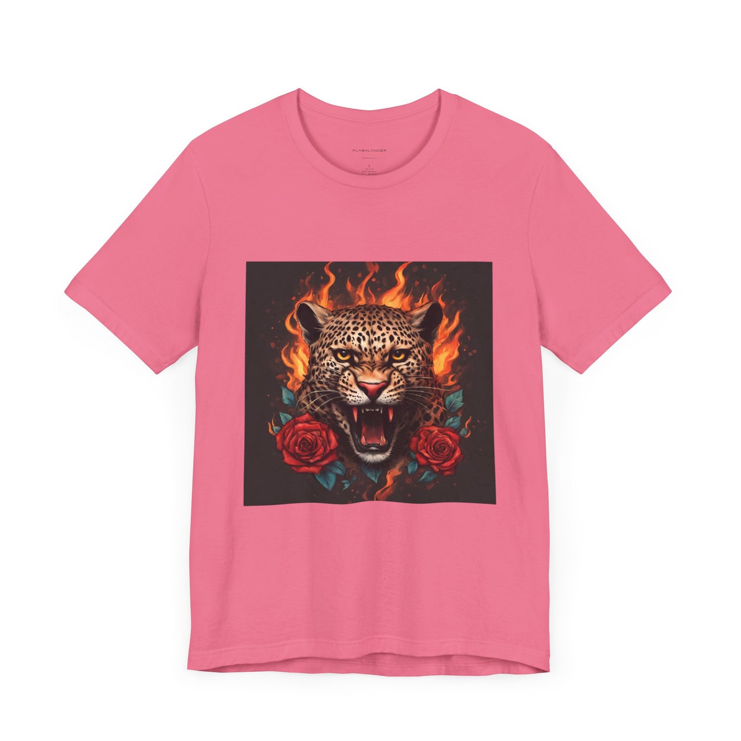 Leopard Flames Flashlander Gym Shirt