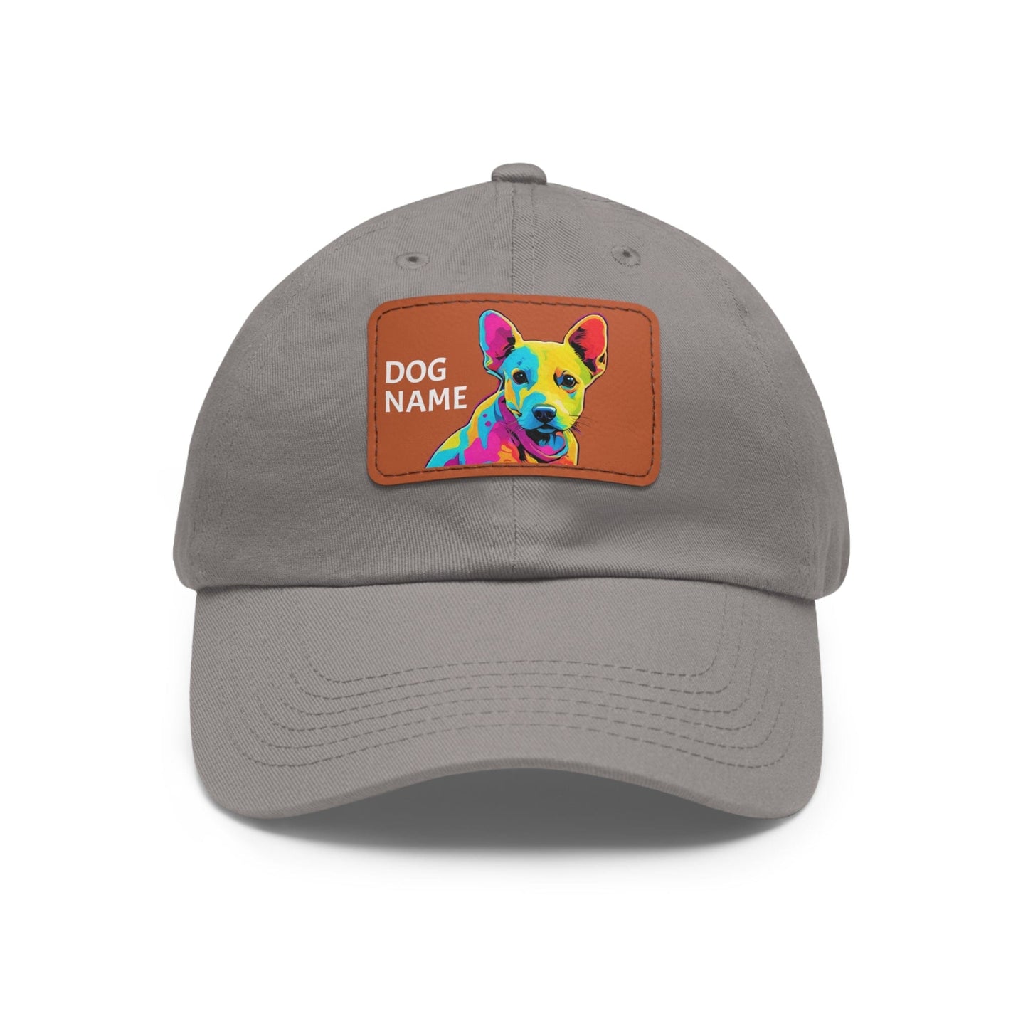 Pigbull Dog Hat Sportswear Cap Pigbull Pop Art Hat Dad Hat with Patch (Rectangle) Baseball Cap Pigbull Cap Pigbull Hat Pigbull Dog Hat Pigbull Dog Cap