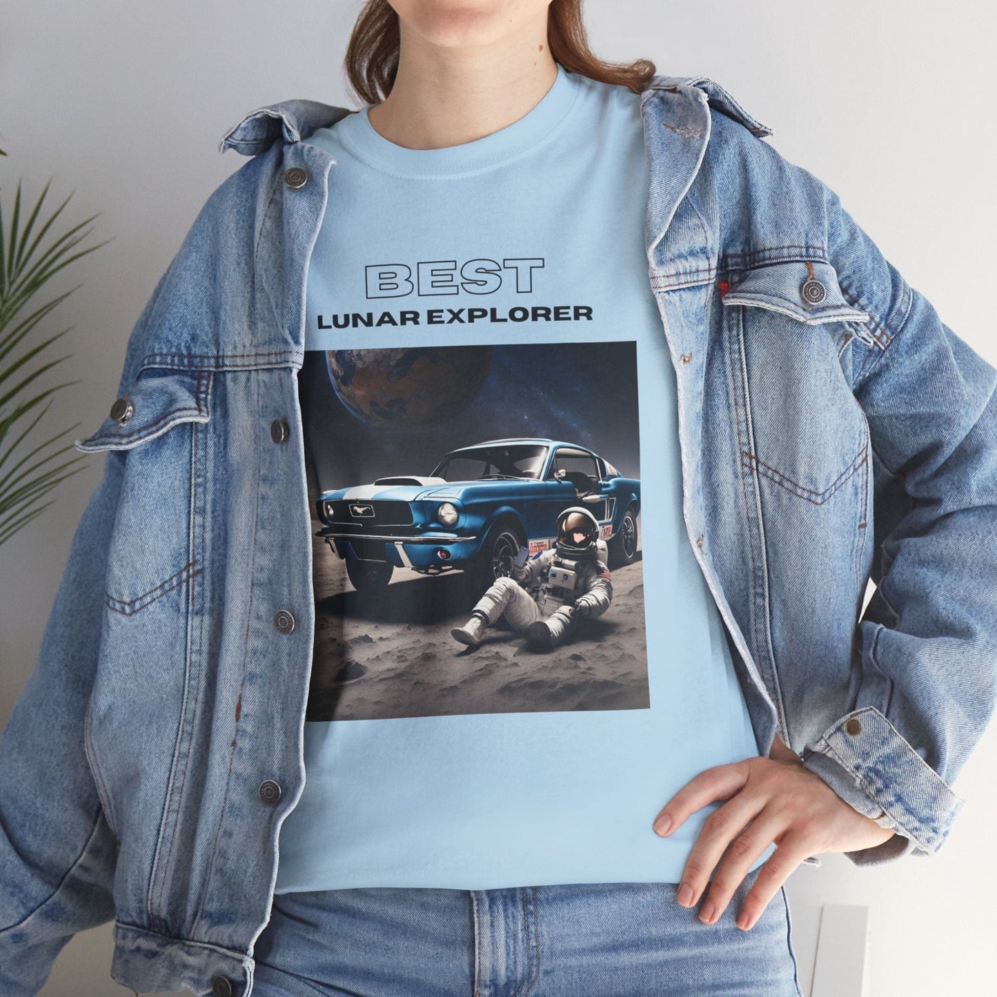 Astronaut Adventure Best Lunar Explorer Graphic Tee Flashlander