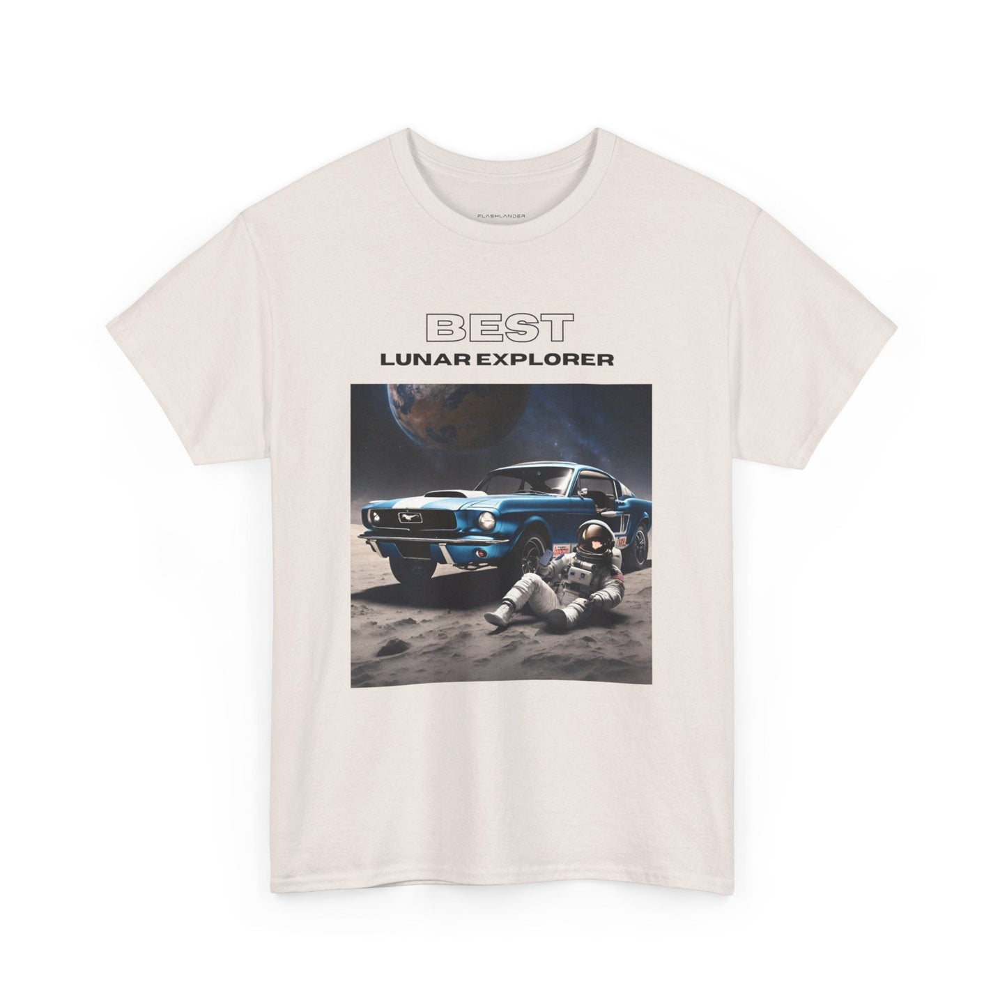 Astronaut Adventure Best Lunar Explorer Graphic Tee Flashlander