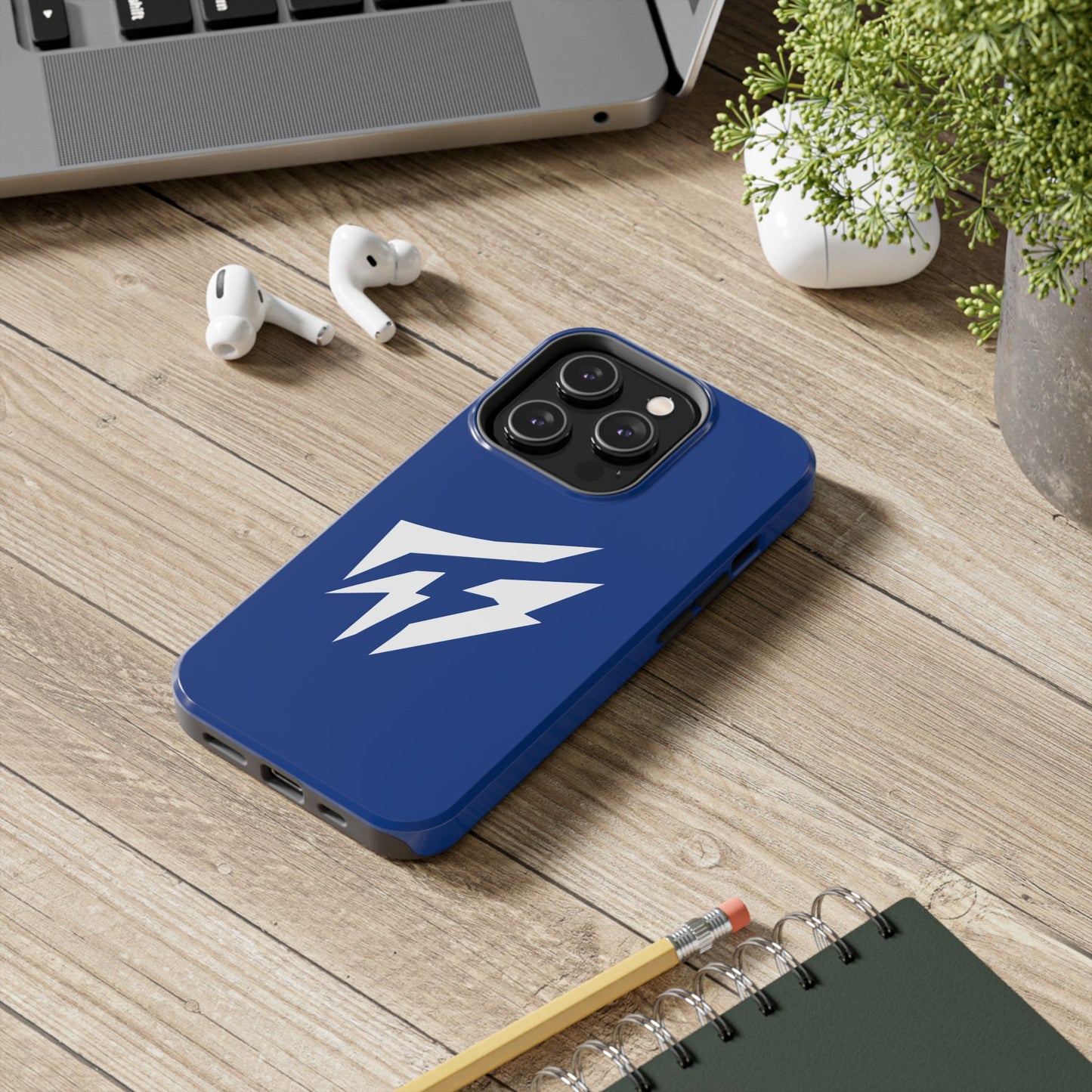 Flashlander Thunders Tough Phone Cases for all Iphone and Samsung Galaxy Dark Blue