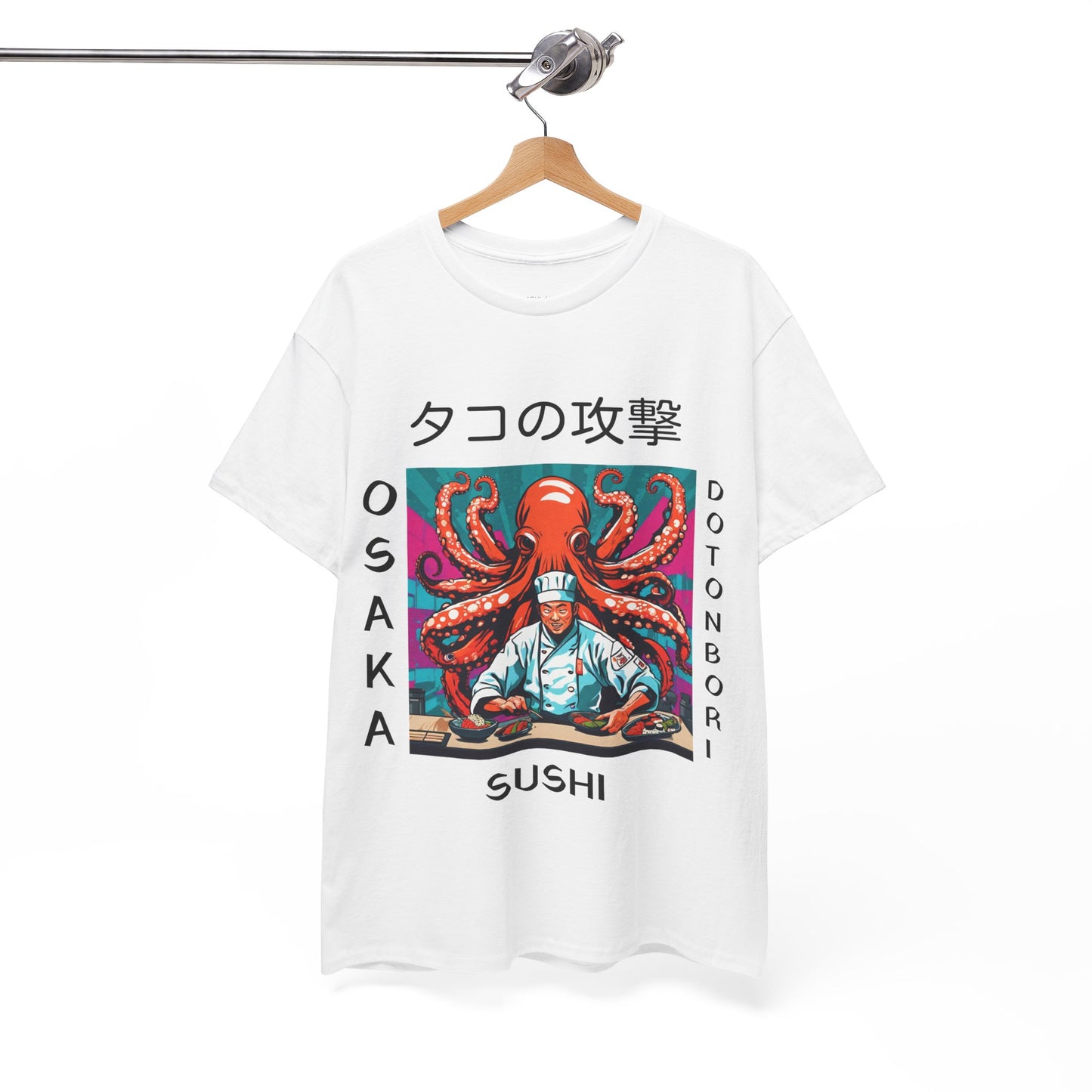 Octopus Escape Sushi Chef - Flashlander Gym Shirt