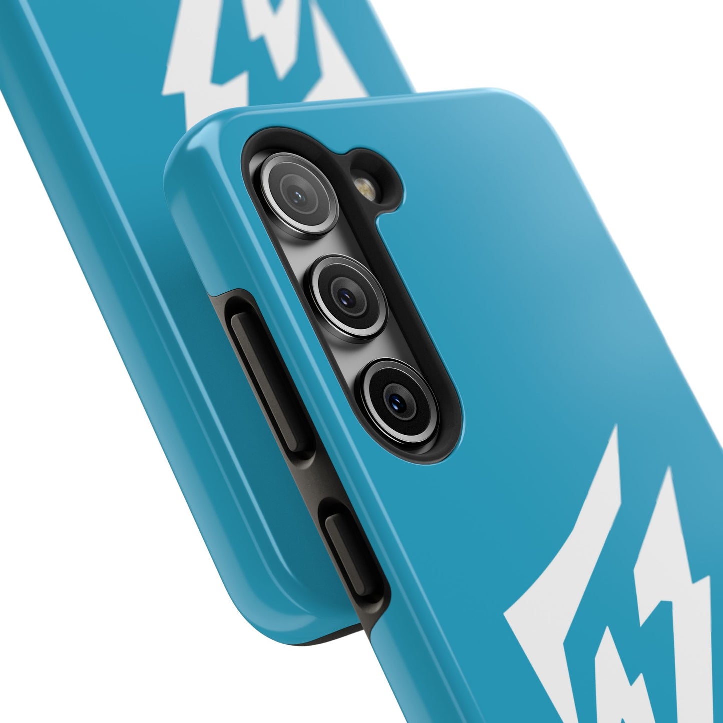 Flashlander Thunders Tough Phone Cases for all Iphone and Samsung Galaxy Blue Aqua Turquoise