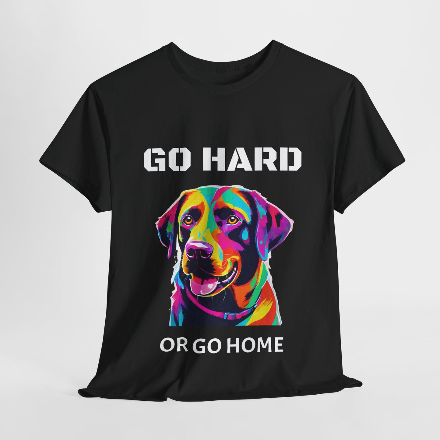 Labrador Retriever Dog Pop Art  - Go Hard Or Go Home Flashlander Gym Shirt