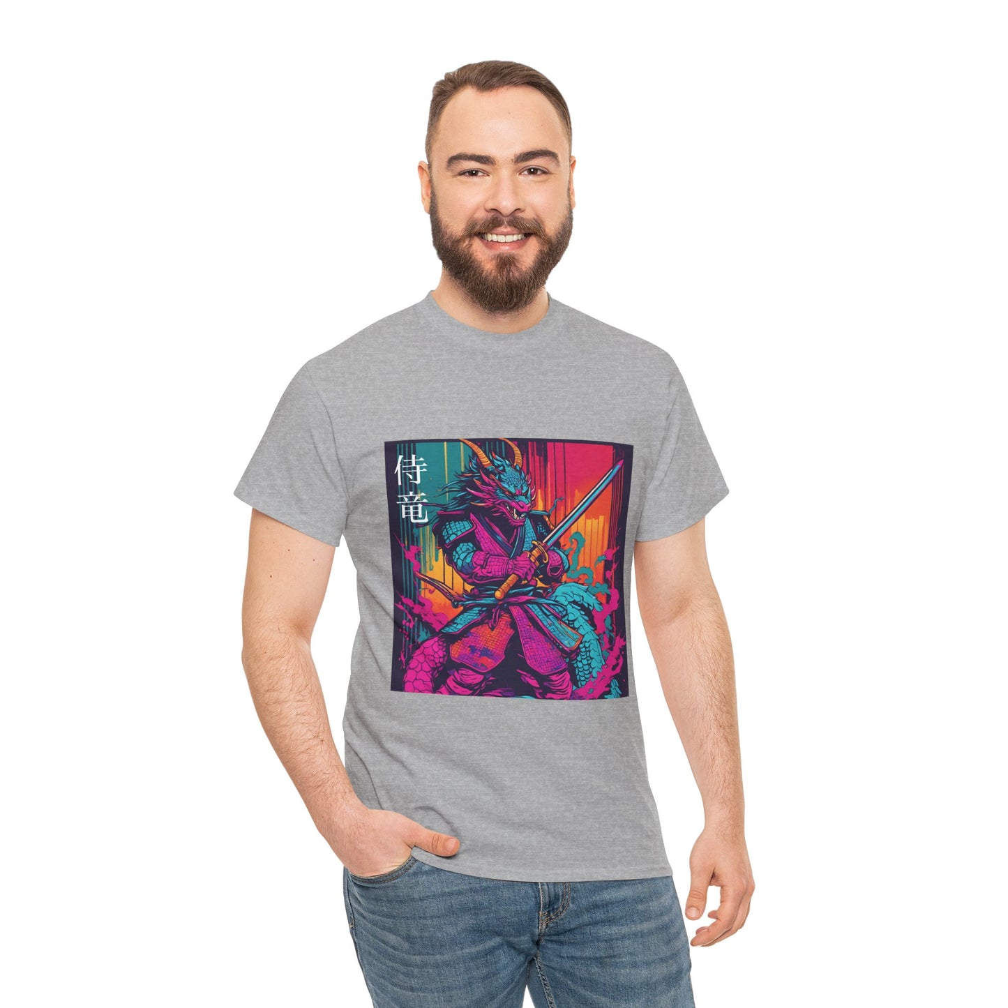 Dragon Samurai Pop Art - Flashlander Gym Shirt