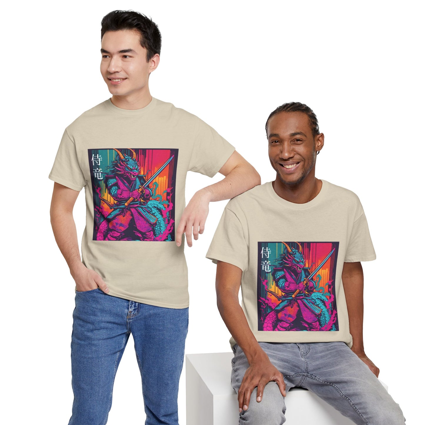 Dragon Samurai Pop Art - Flashlander Gym Shirt