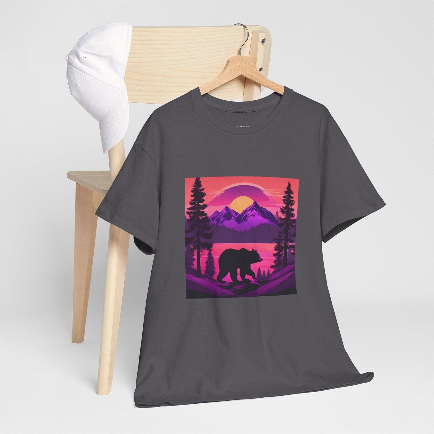 T-shirt graphique Bear Majestic Sunset Flashlander