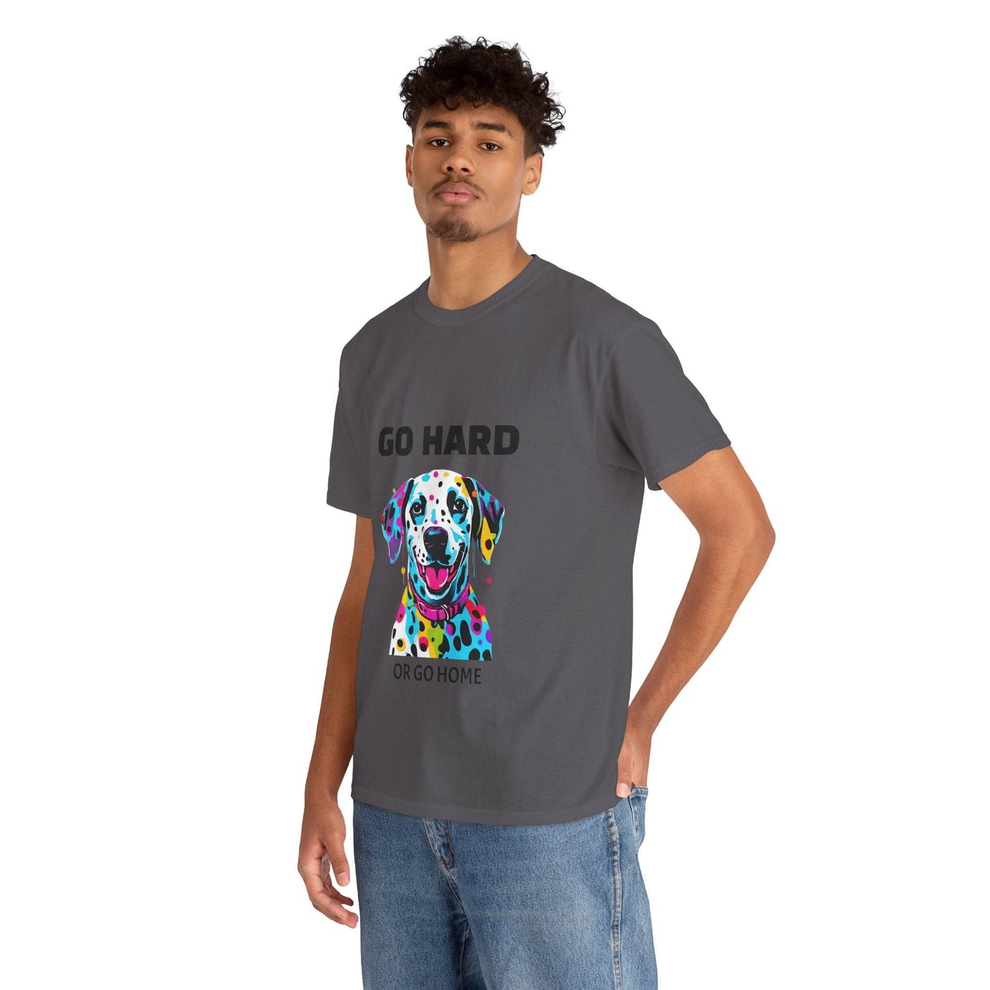 Dalmatian Dog Pop Art  - Go Hard Or Go Home Flashlander Gym Shirt