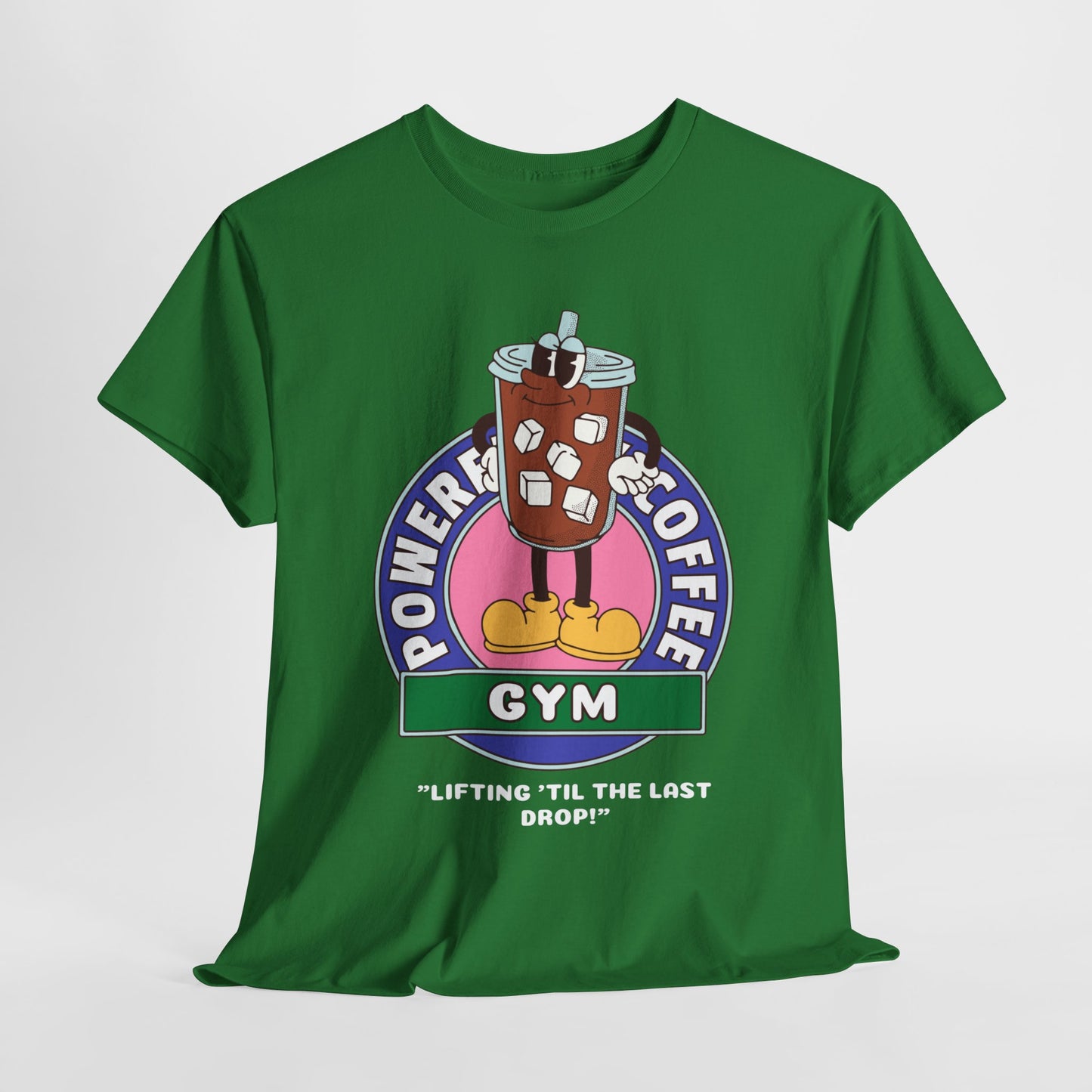 Power By Coffee Lifting 'Til The Last Drop   - Flashlander Gym Shirt