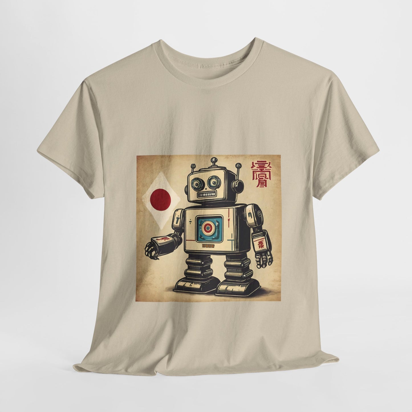 Camiseta deportiva con diseño de robot japonés vintage - Flashlander