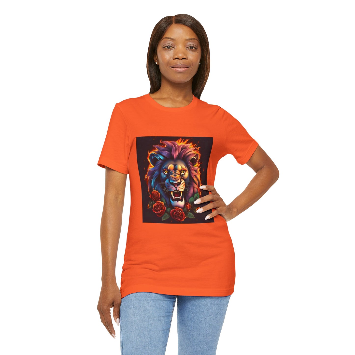 Brave Lion Flames Flashlander Gym Shirt