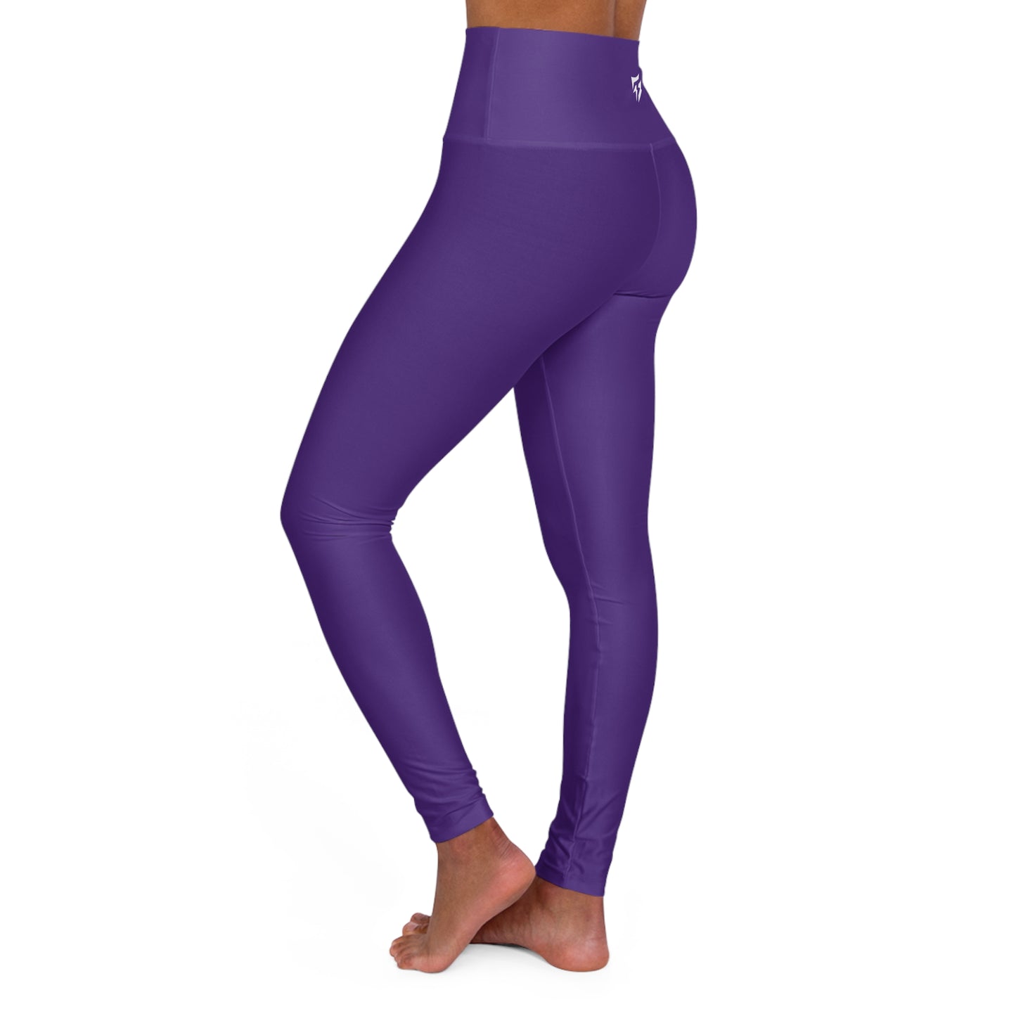 Flashlander Sportswear Zen High Waisted Yoga Leggings Purple (AOP) B