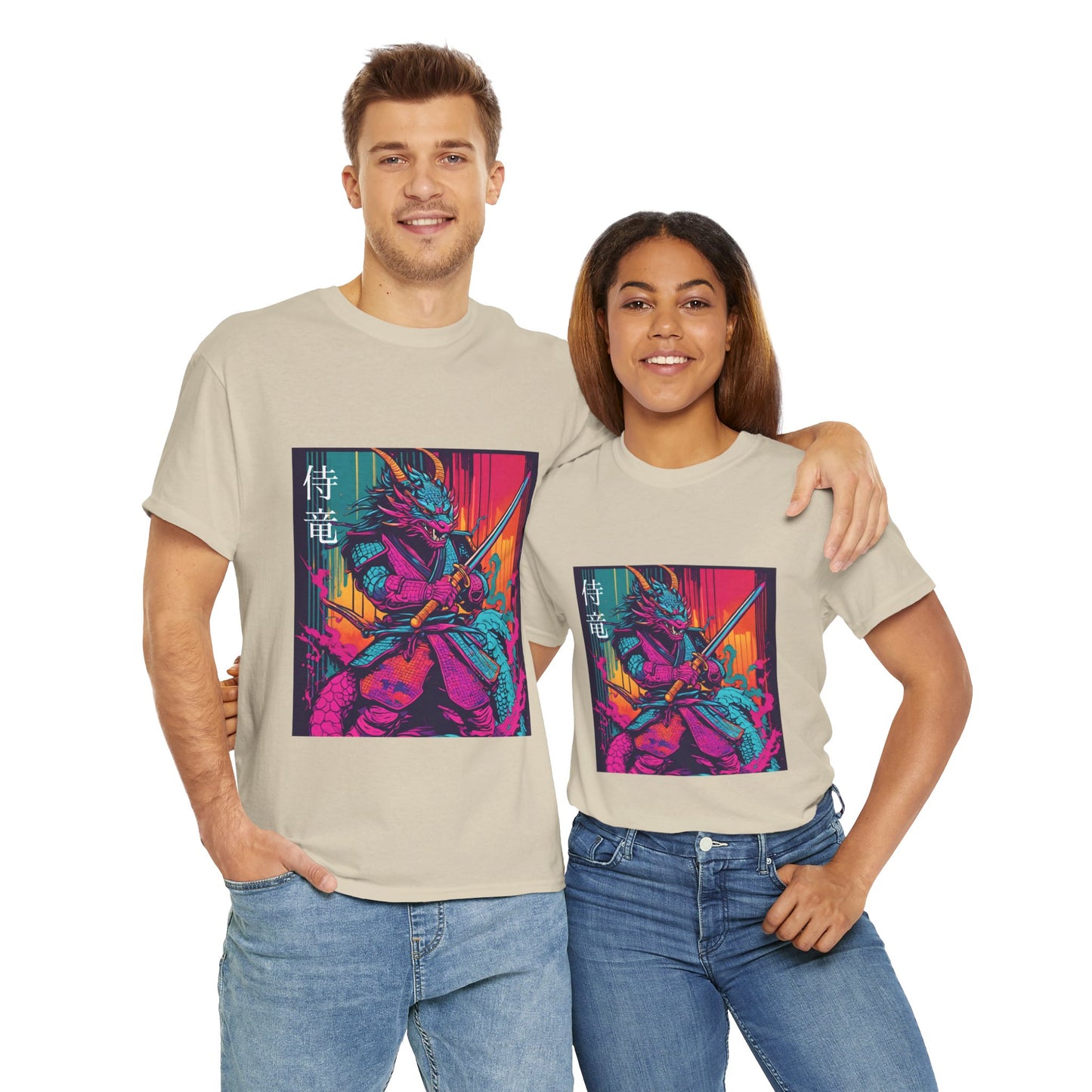 Dragon Samurai Pop Art - Flashlander Gym Shirt