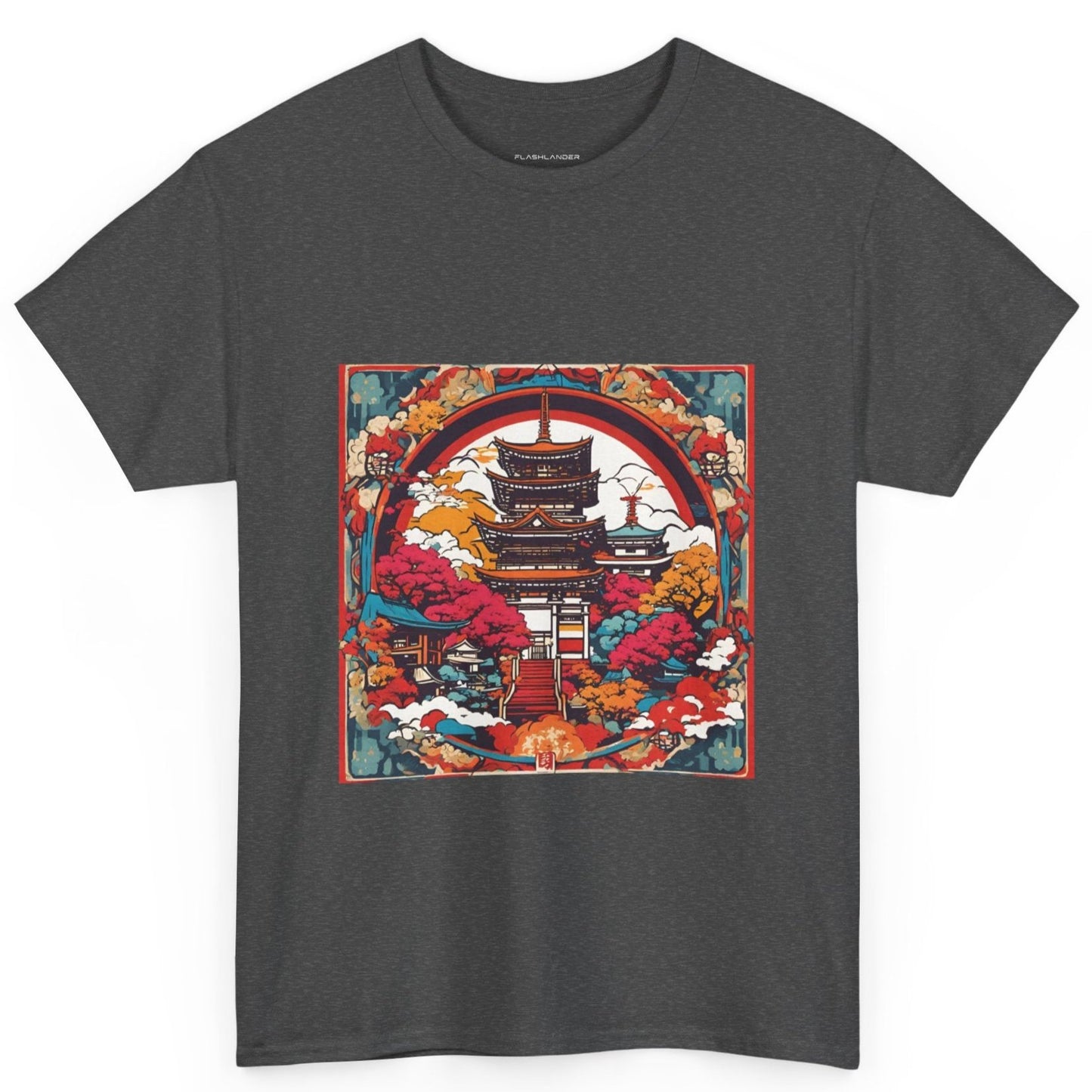 Kyoto Japanese Temple - Flashlander Gym Shirt