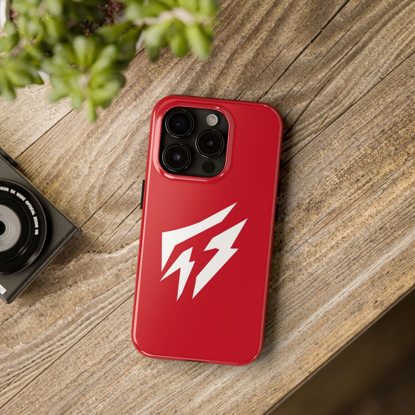 Flashlander Thunders Tough Phone Cases for all Iphone and Samsung Galaxy Dark Red