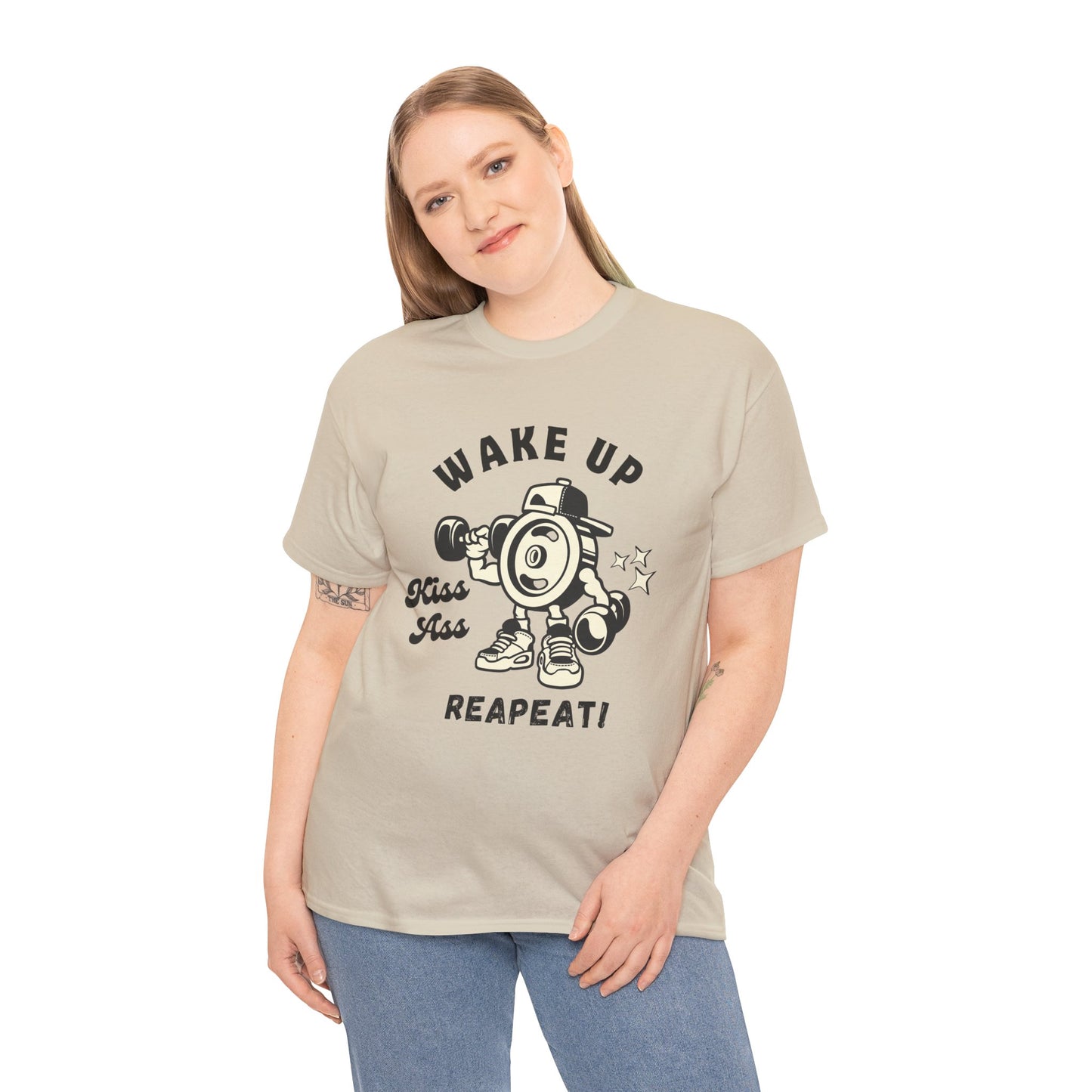 Wake Up Kiss Ass Reapeat - Flashlander Gym Shirt