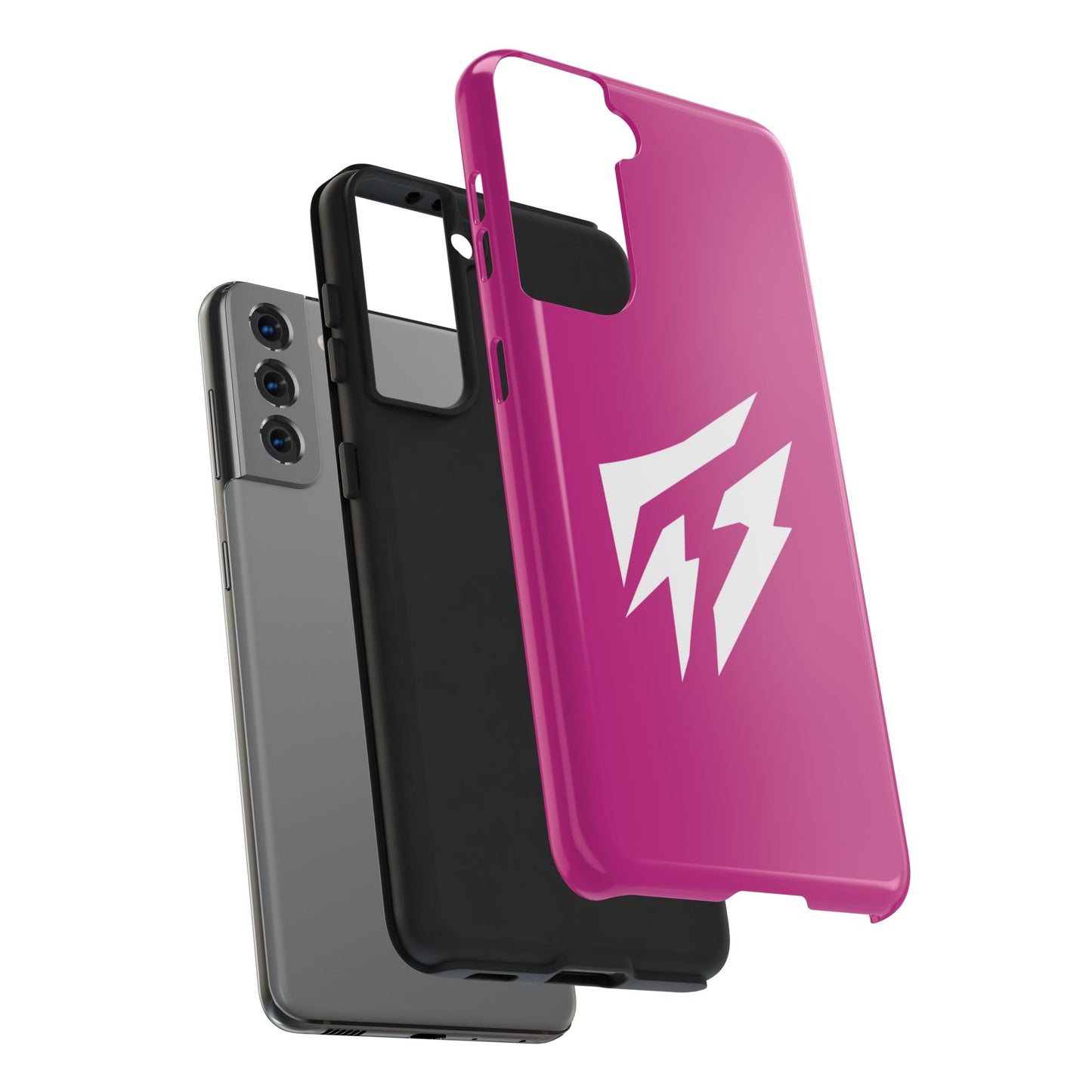 Flashlander Thunders Tough Phone Cases for all Iphone and Samsung Galaxy Dark Pink