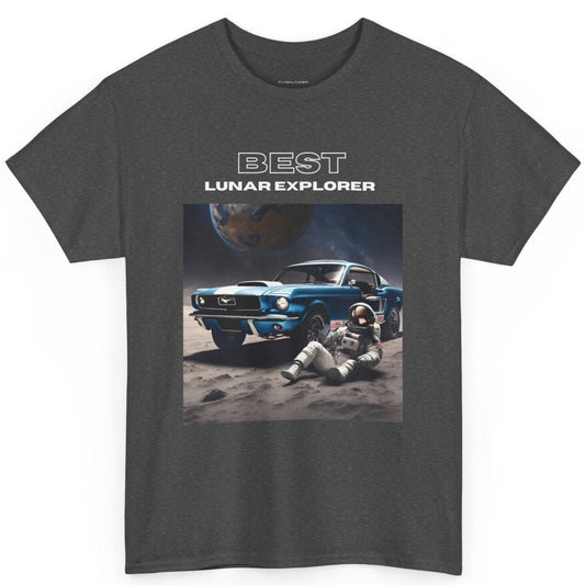 Astronaut Adventure Best Lunar Explorer Graphic Tee Flashlander