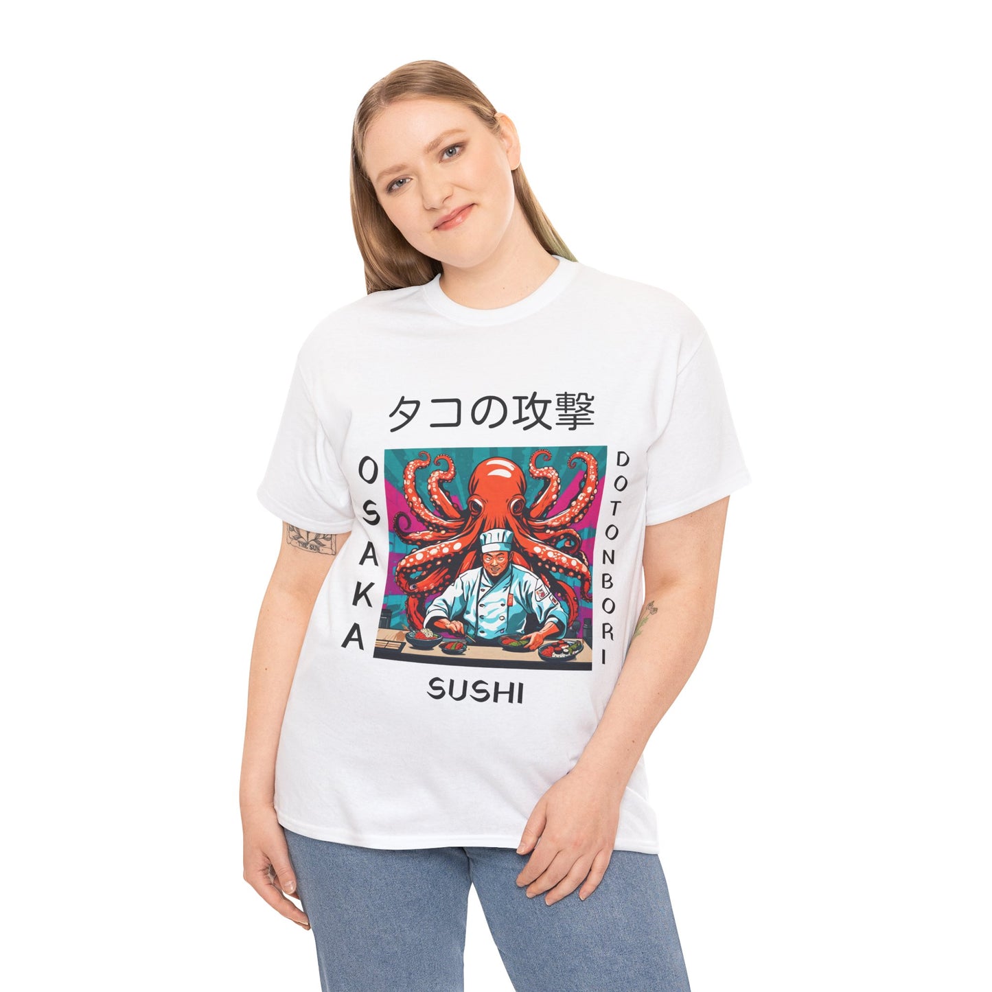 Octopus Escape Sushi Chef - Flashlander Gym Shirt