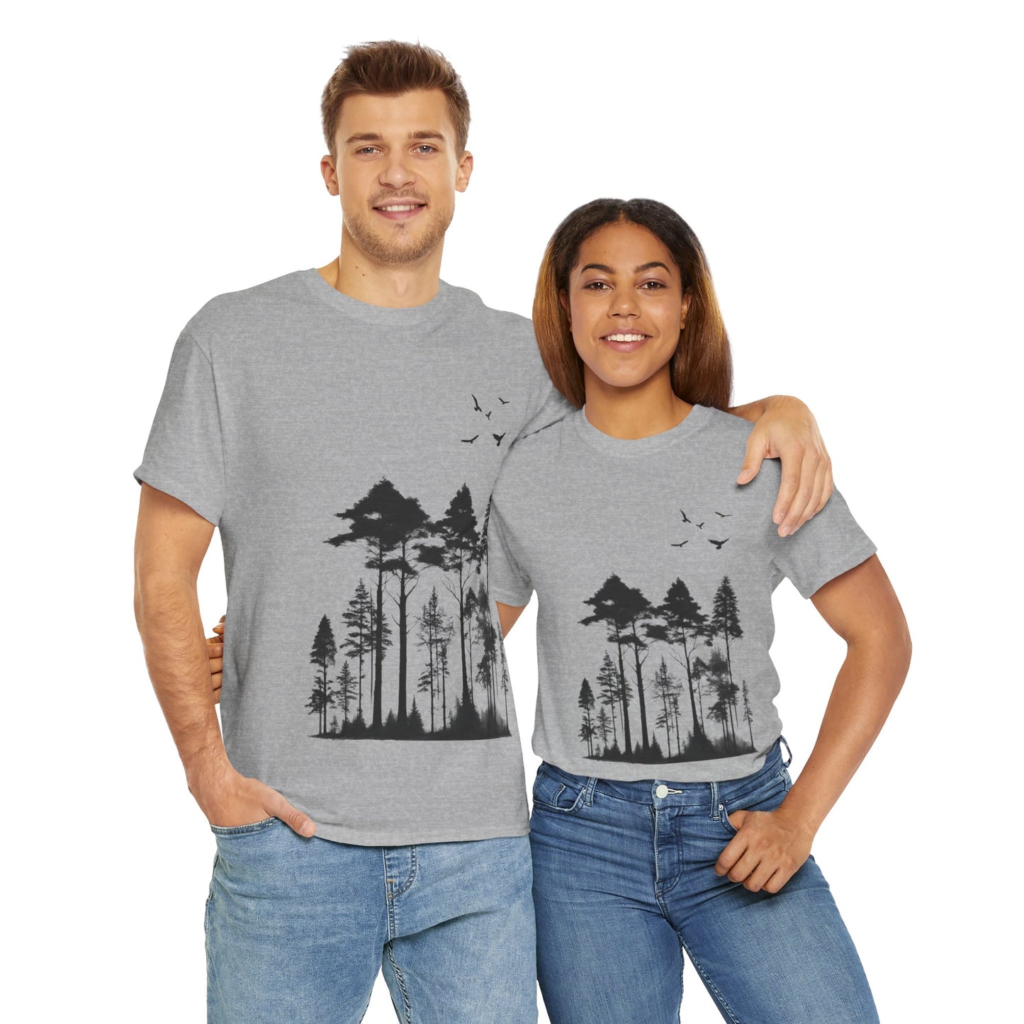 T-shirt de sport Pine Tree Forest Flashlander