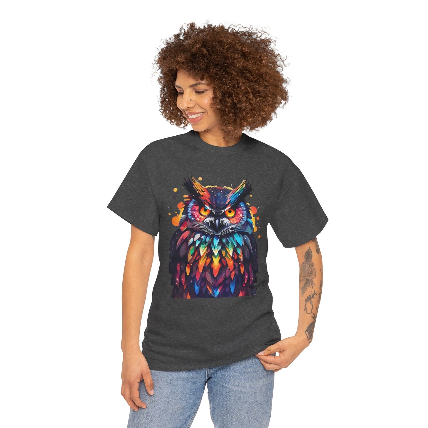 Owl Feathered Symphony Flashlander Gym Shirt