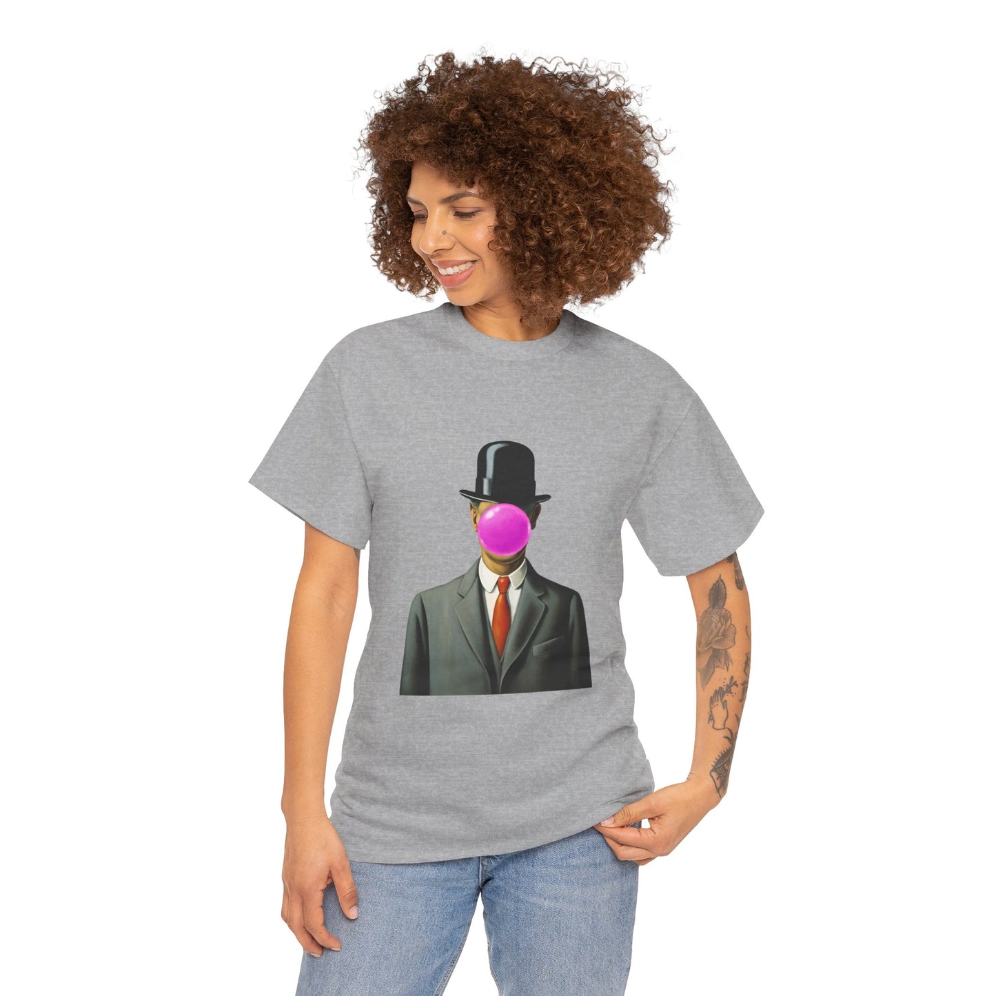 The Son Of Man with Pink Bubblegum - Flashlander Gym Shirt