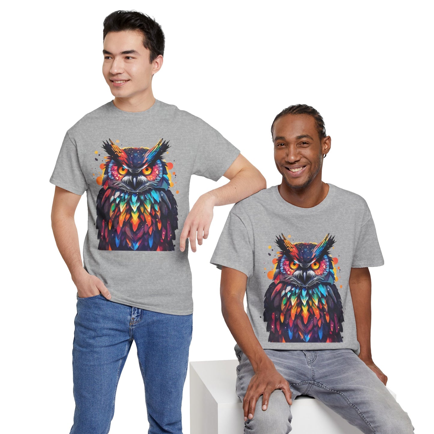 Owl Feathered Symphony Flashlander Gym Shirt