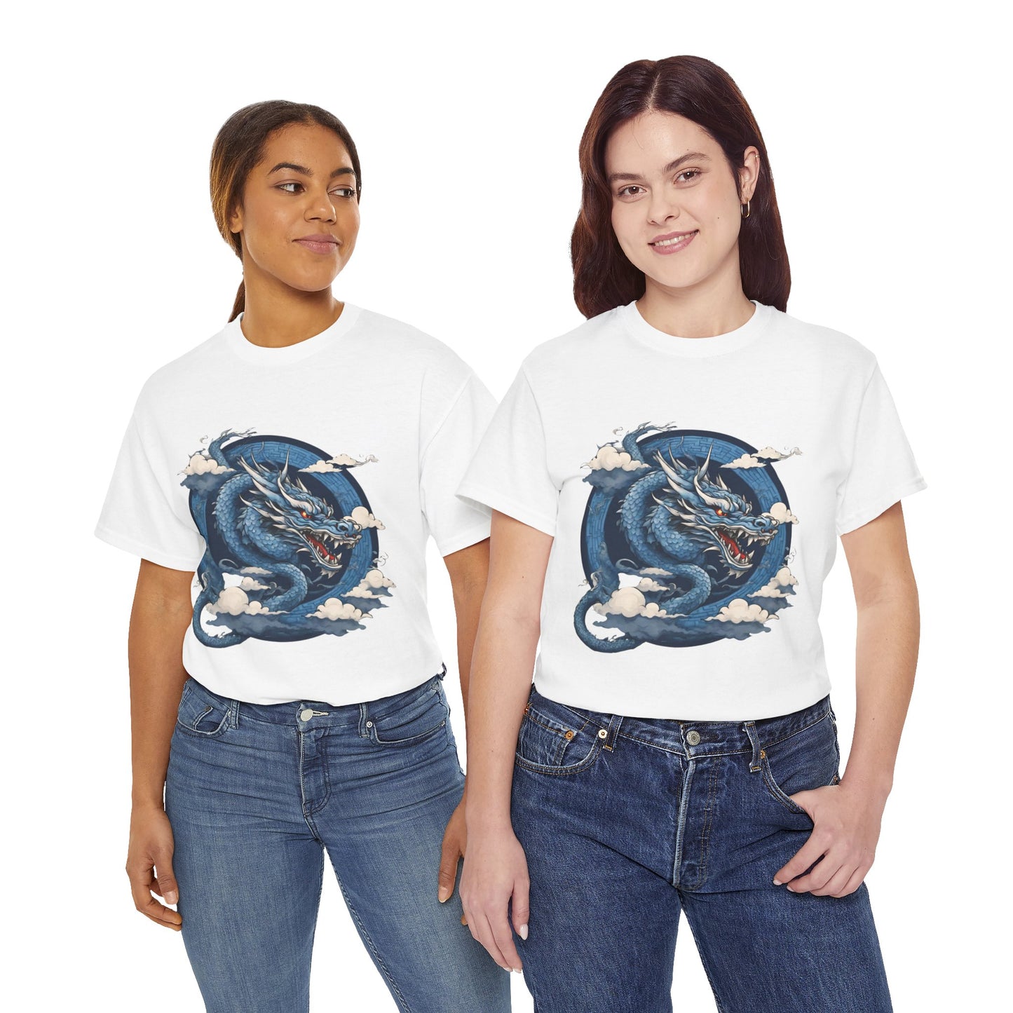 Dragon bleu japonais - T-shirt de sport Flashlander