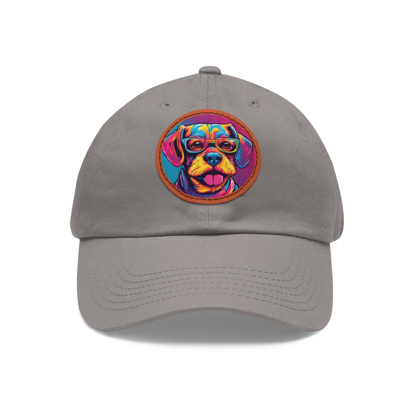 Chapeau pour chien avec lunettes, casquette pour chien, chapeau Pop Art pour chien, chapeau de papa avec patch (rond), casquette de baseball, chapeau pour chien, casquette pour chien, chapeau personnalisé Flashlander