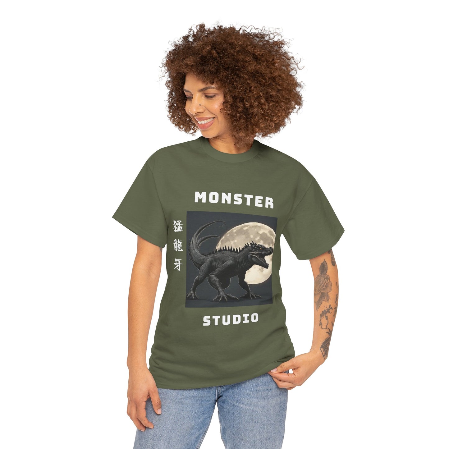 Vintage Monster Studio Japanese Custom Name - Flashlander Gym Shirt