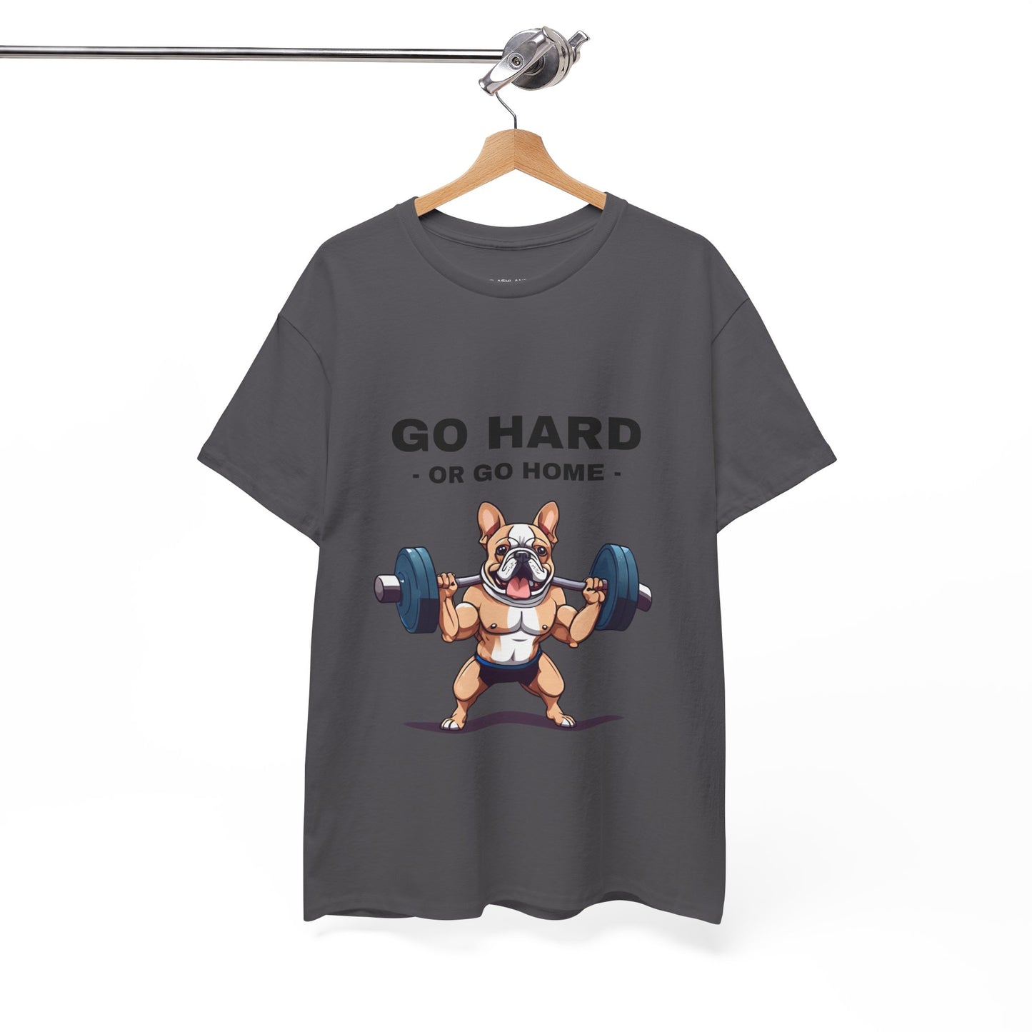 Muscular French Bulldog Dog Bodybuilding  - Flashlander Gym Shirt