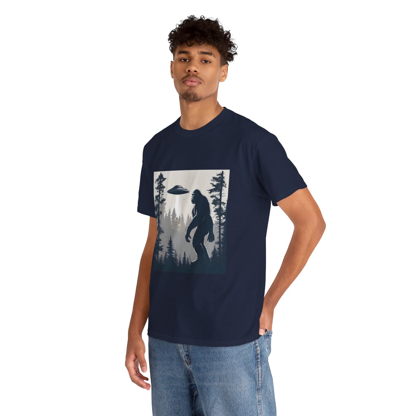 Sasquatch rencontre Bigfoot et OVNI - T-shirt de sport Flashlander