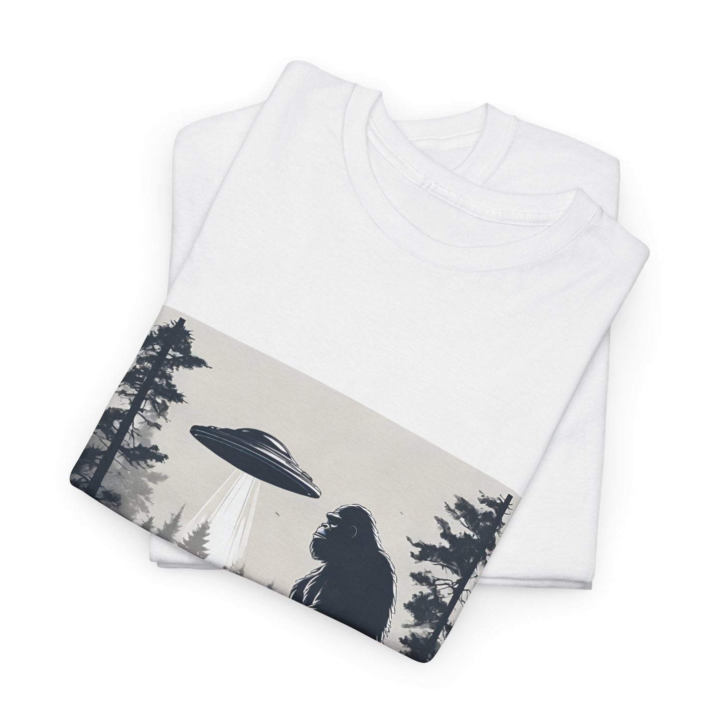 Sasquatch rencontre Bigfoot et OVNI - T-shirt de sport Flashlander