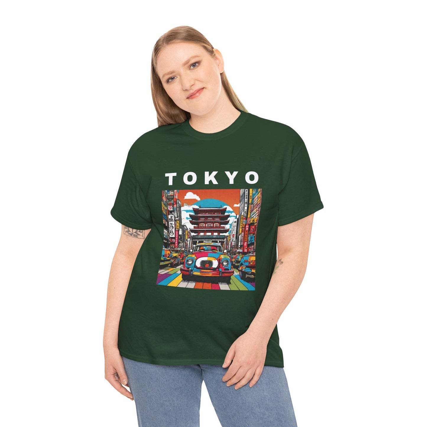 Tokyo Vintage Street Art Pop - Flashlander Gym Shirt