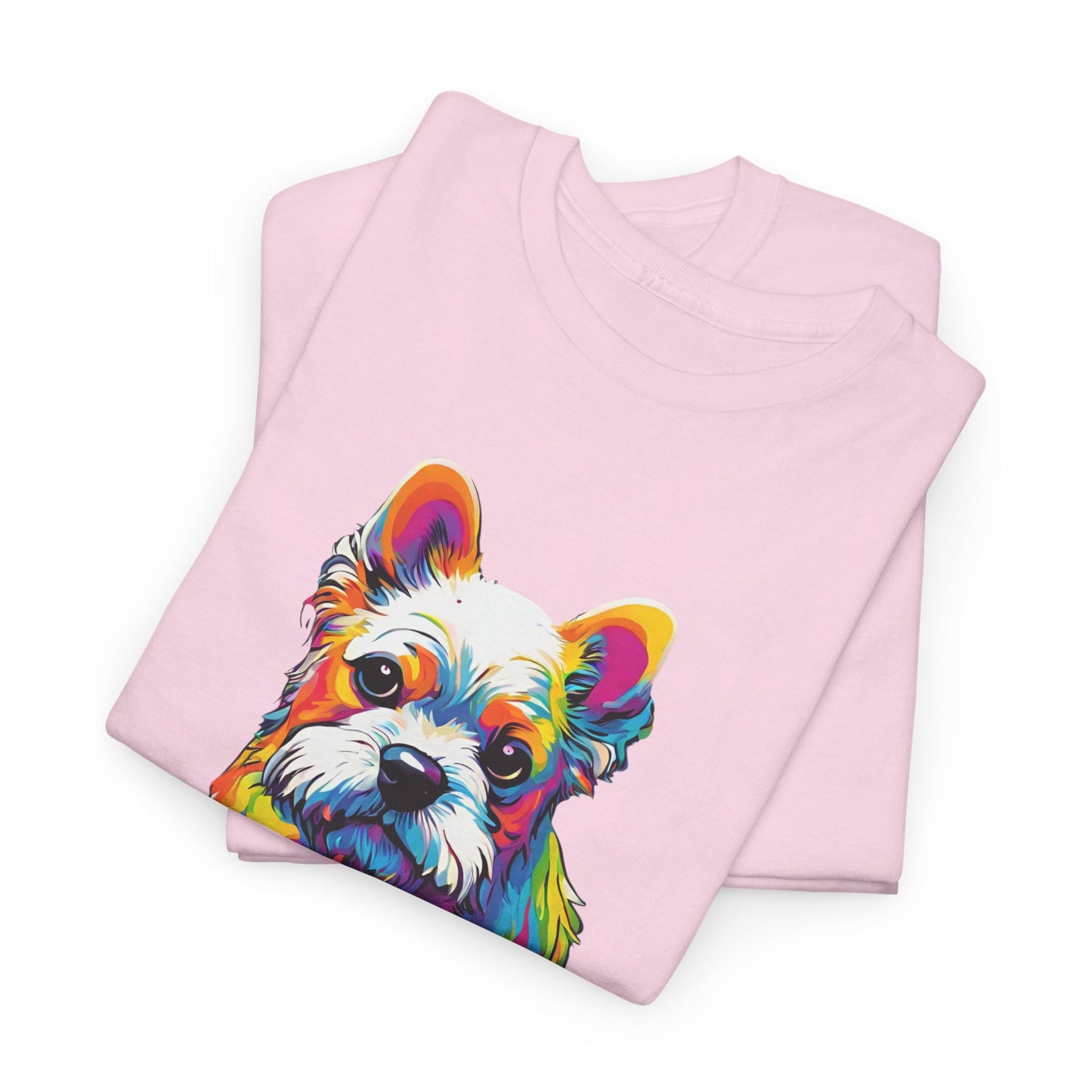 T-shirt de sport Flashlander avec chien skateboardant Pop Art