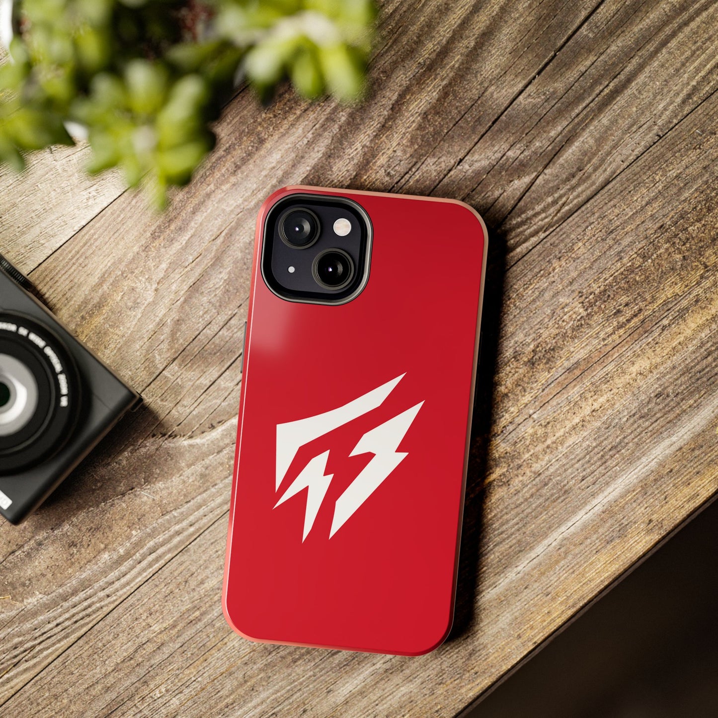 Flashlander Thunders Tough Phone Cases for all Iphone and Samsung Galaxy Dark Red