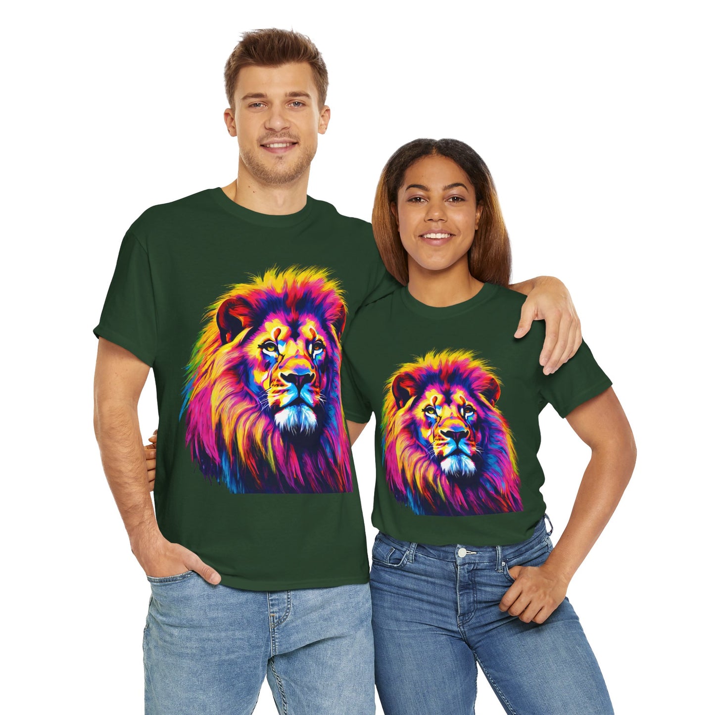 Lion Art Pop T-Shirt Flashlander