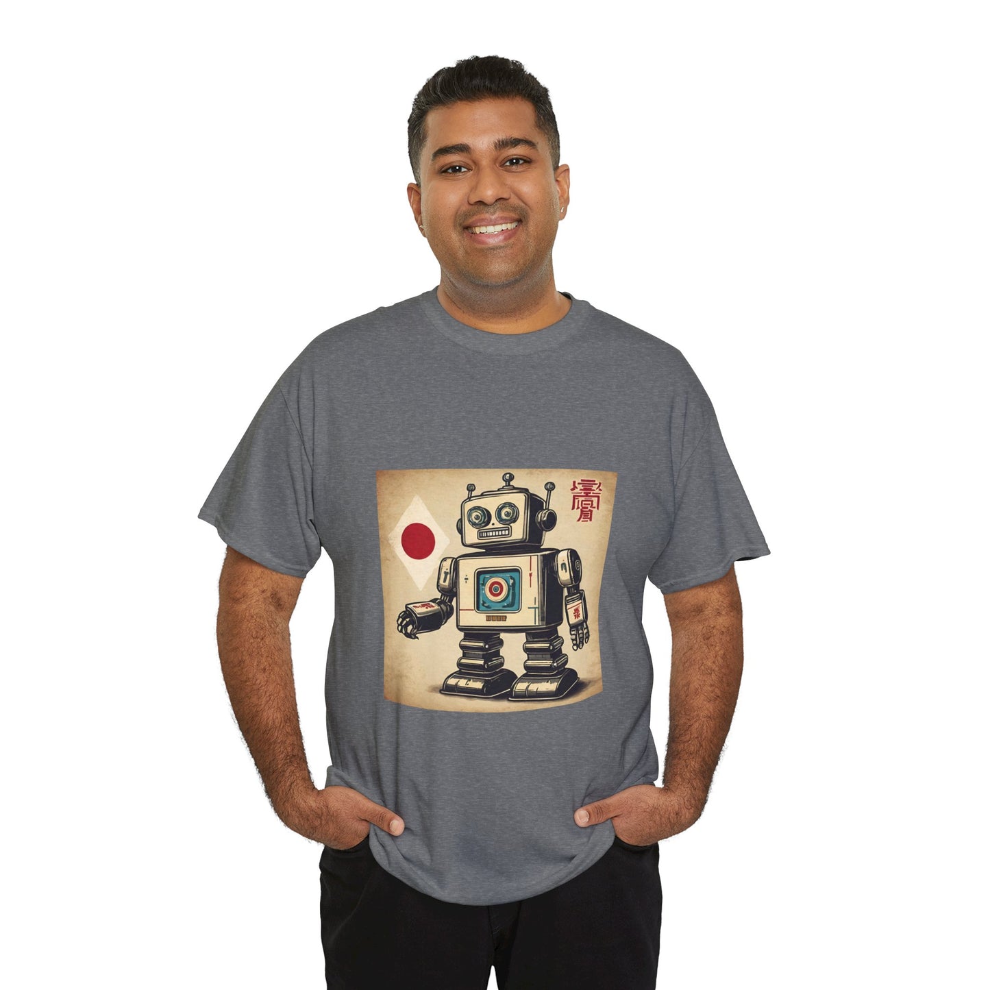 Camiseta deportiva con diseño de robot japonés vintage - Flashlander