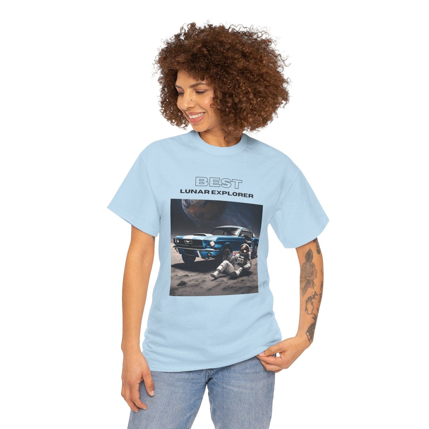 Astronaut Adventure Best Lunar Explorer Graphic Tee Flashlander