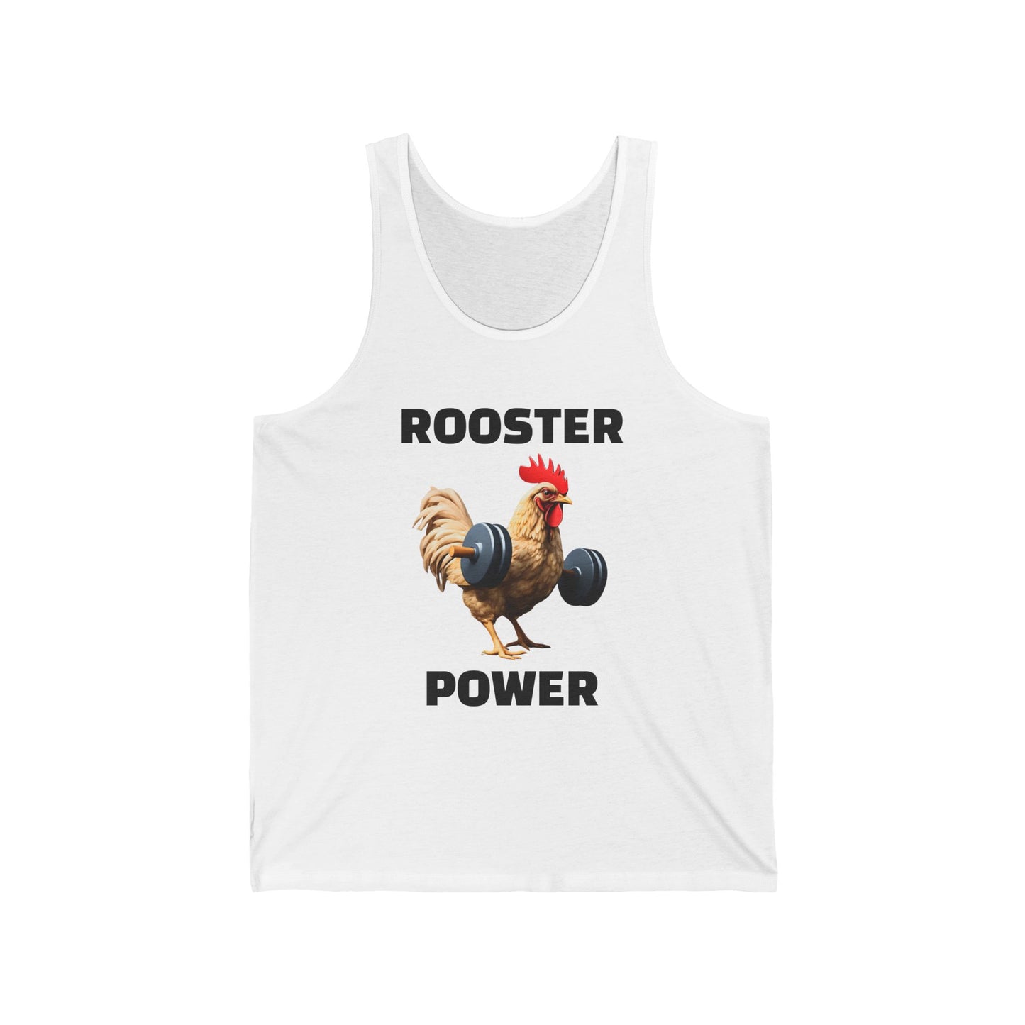 Gym Rooster Bodybuilding Cotton Unisex Jersey Tank