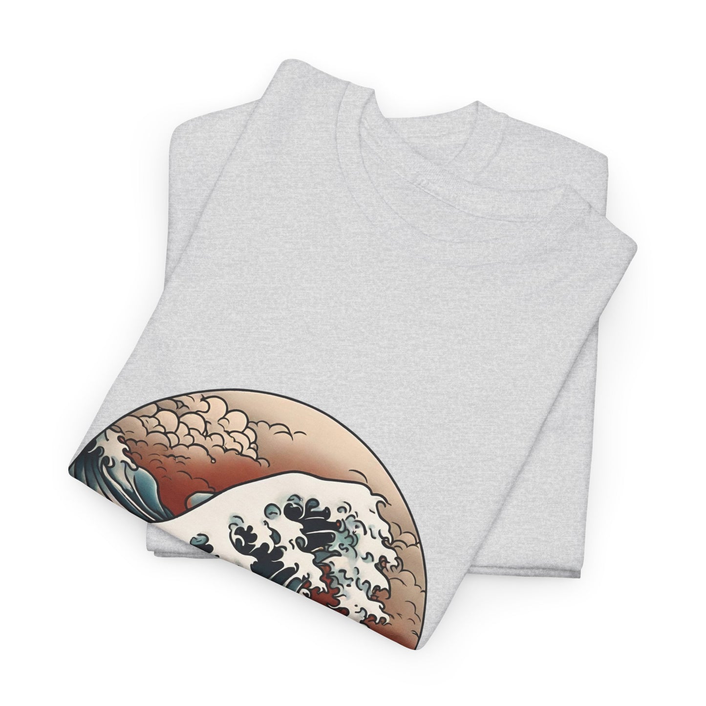 Japanese Sea Waves with Custom Japanese Name - Flashlander Gym Shirt