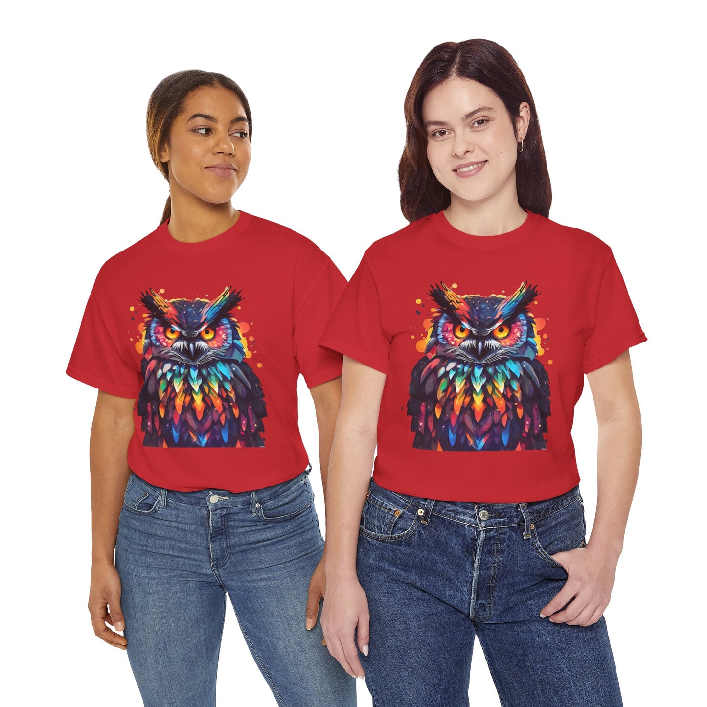 Camiseta sinfónica con plumas de búho Flashlander