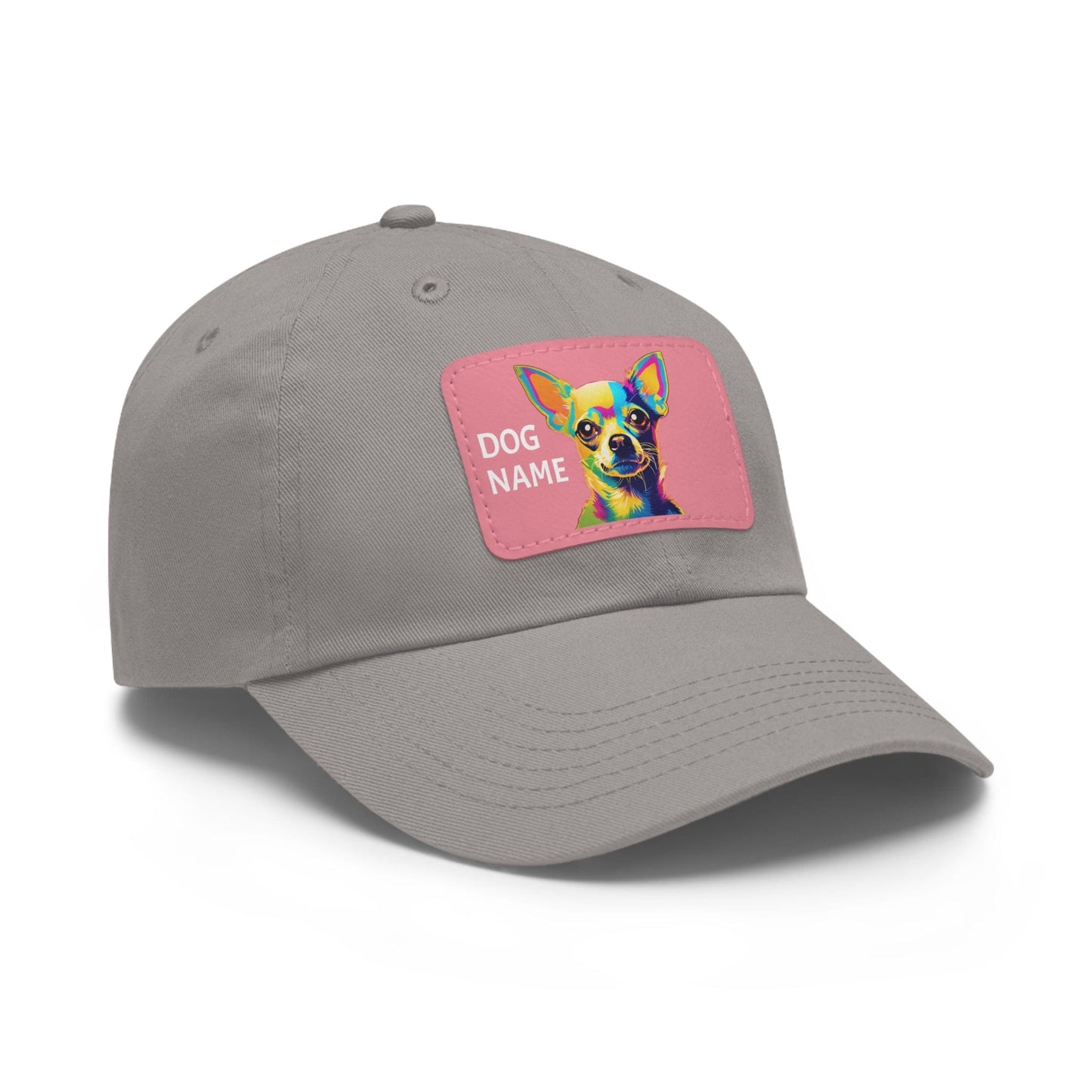 Chihuahua Dog Hat Sportswear Cap Chihuahua Cap Chihuahua Hat Chihuahua Dog Cap Pop Art Hat Dad Hat with Patch (Rectangle) Baseball Cap Custom Hat Flashlander