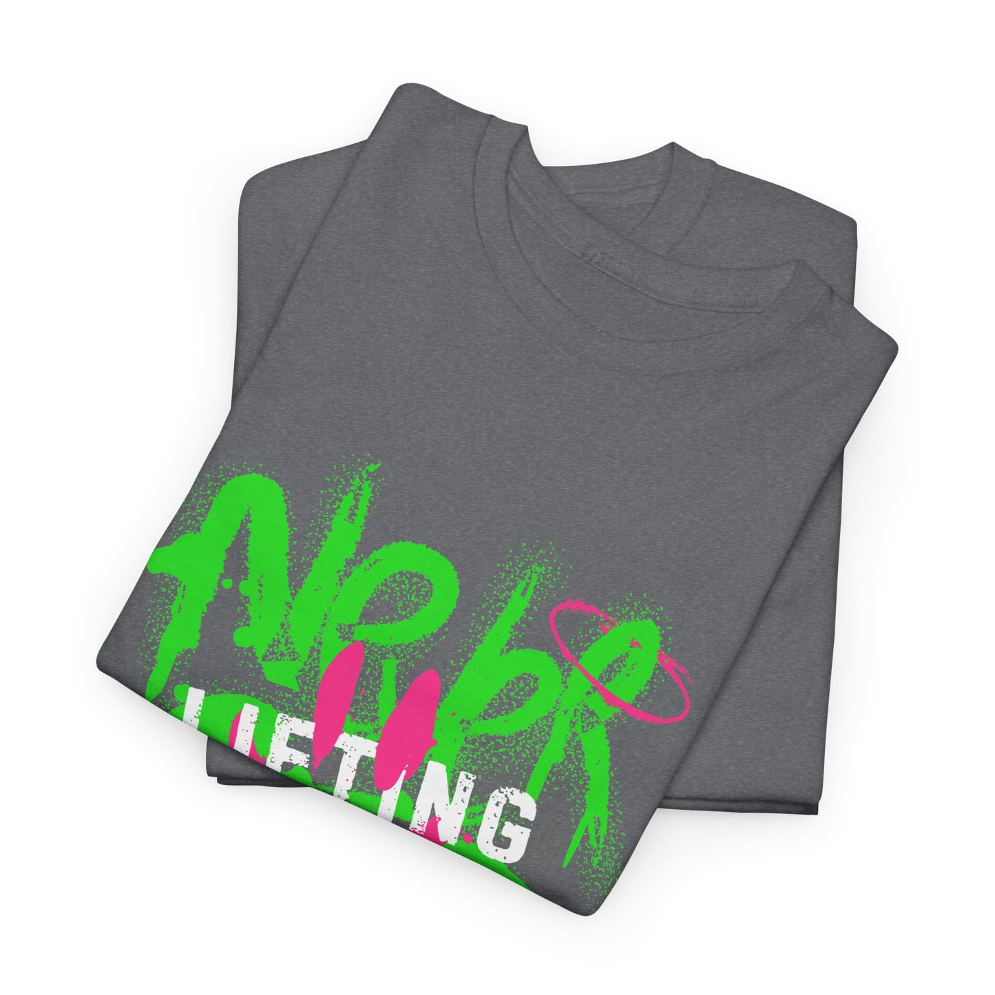 T-shirt de sport Graffiti Flashlander - Never Stop Lifting Gris