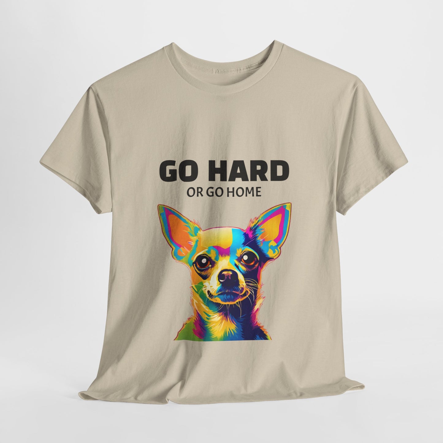 Chihuahua Dog Pop Art - Go Hard or Go Home Flashlander Gym Shirt