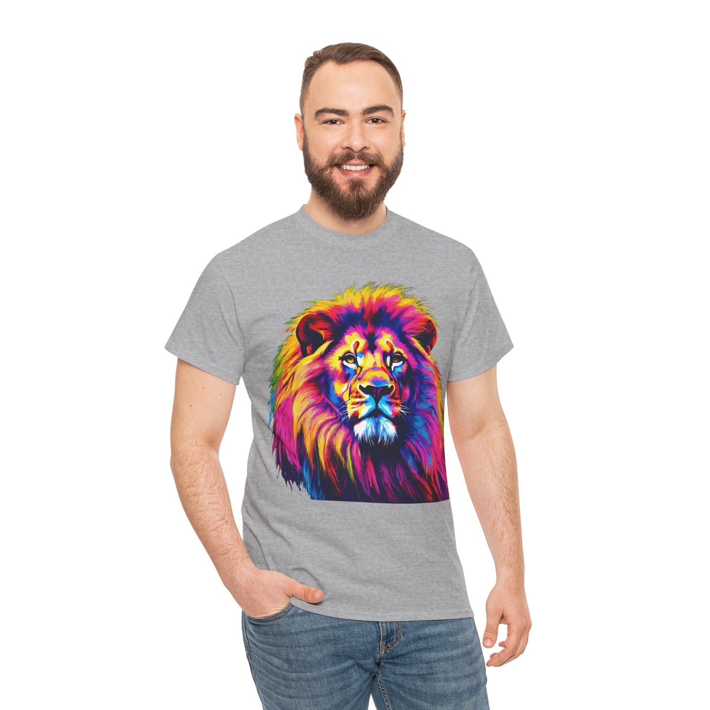 Lion Art Pop T-Shirt Flashlander