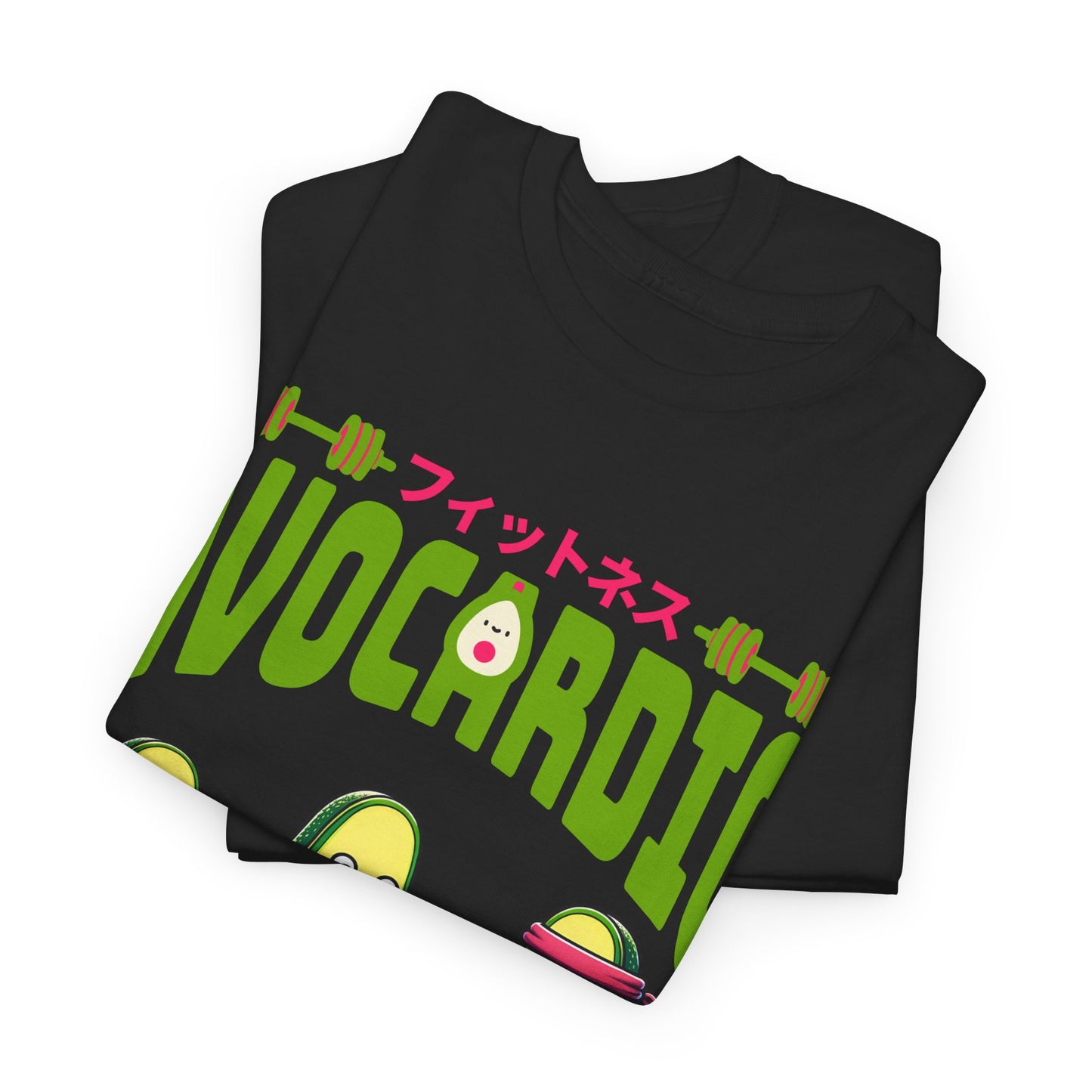 Avocardio Active Gym Shirt Avocado Fitness Graphic Tee